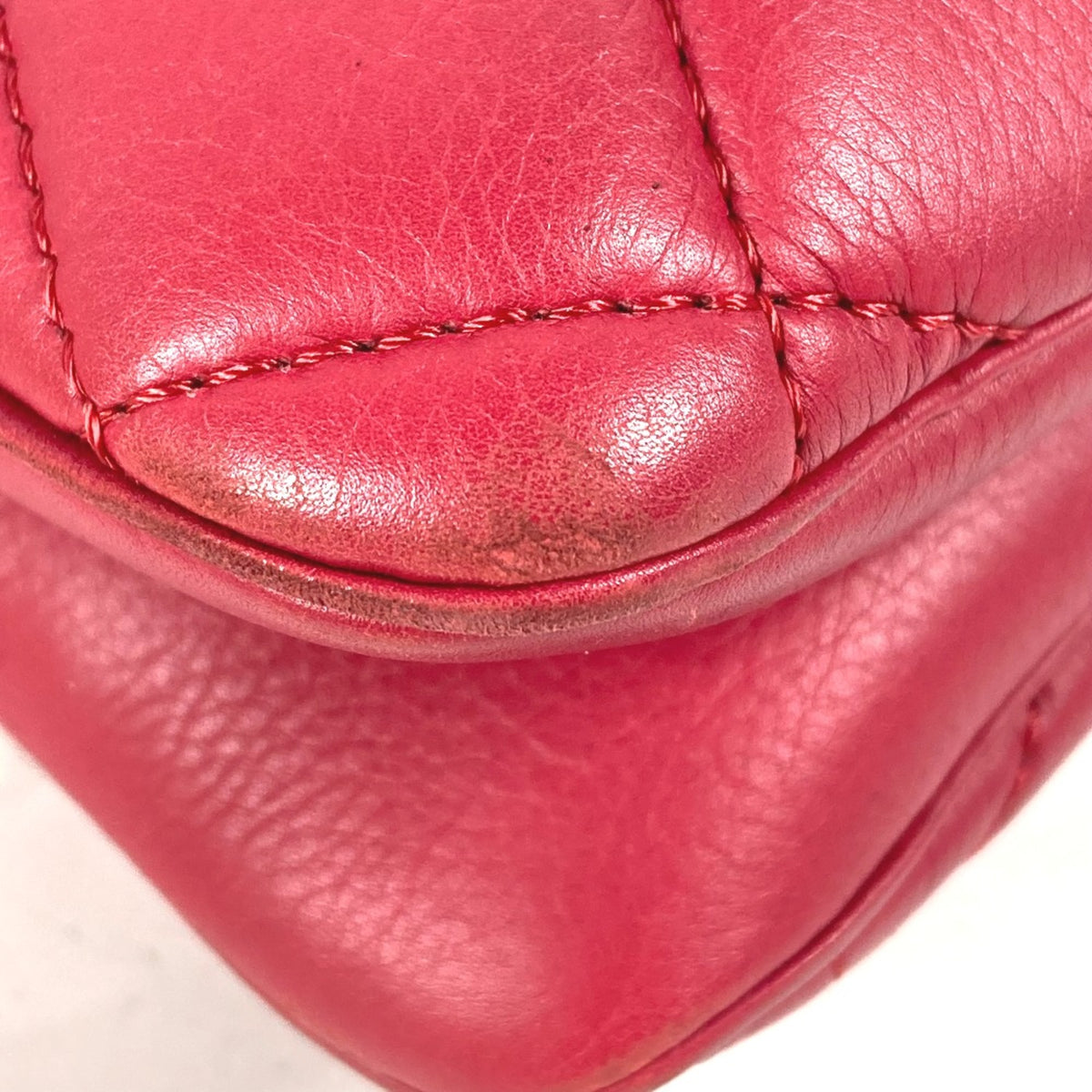 Chanel Pink Leather Tote Bag (Pre-Owned)