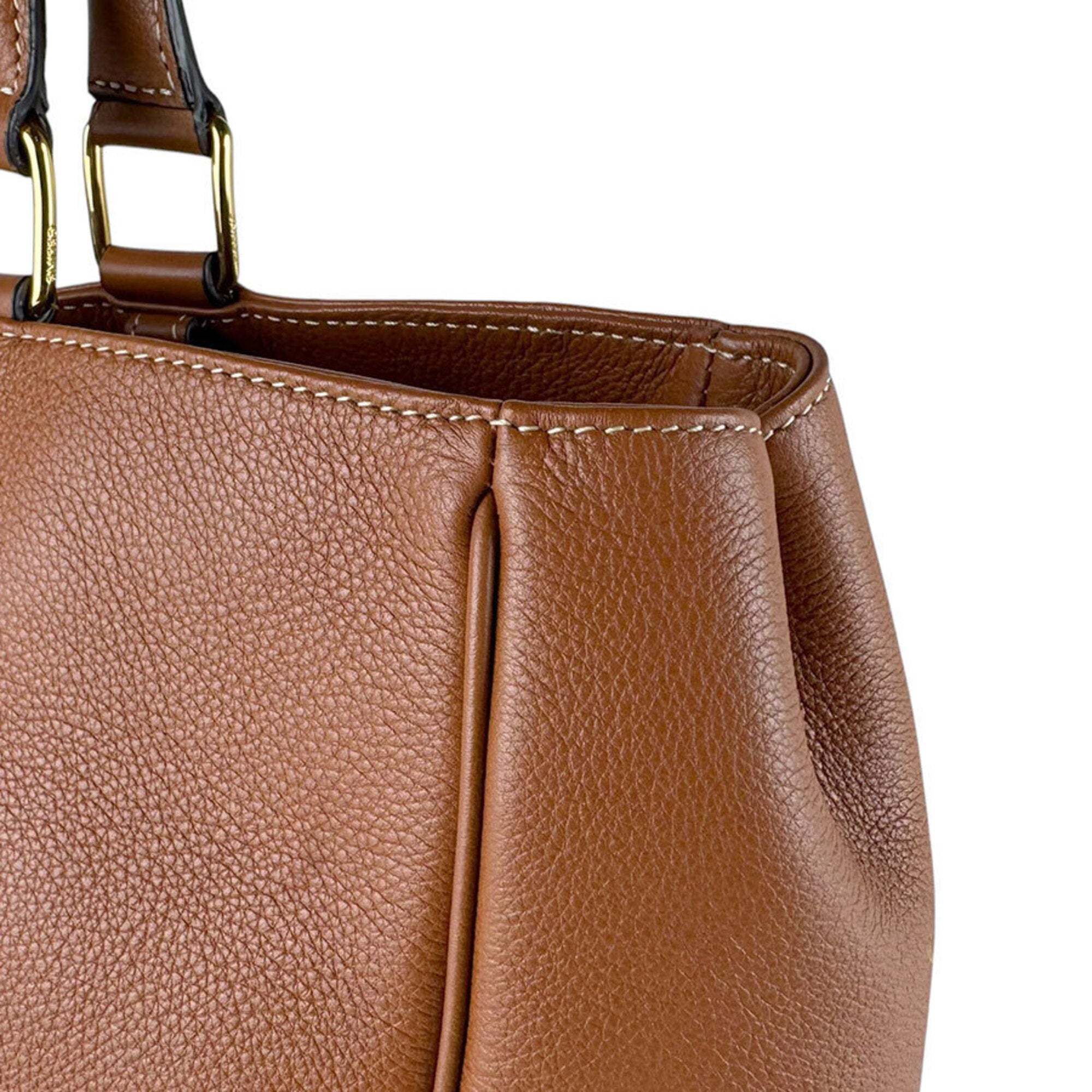 Celine Brown Leather Handbag (Pre-Owned)