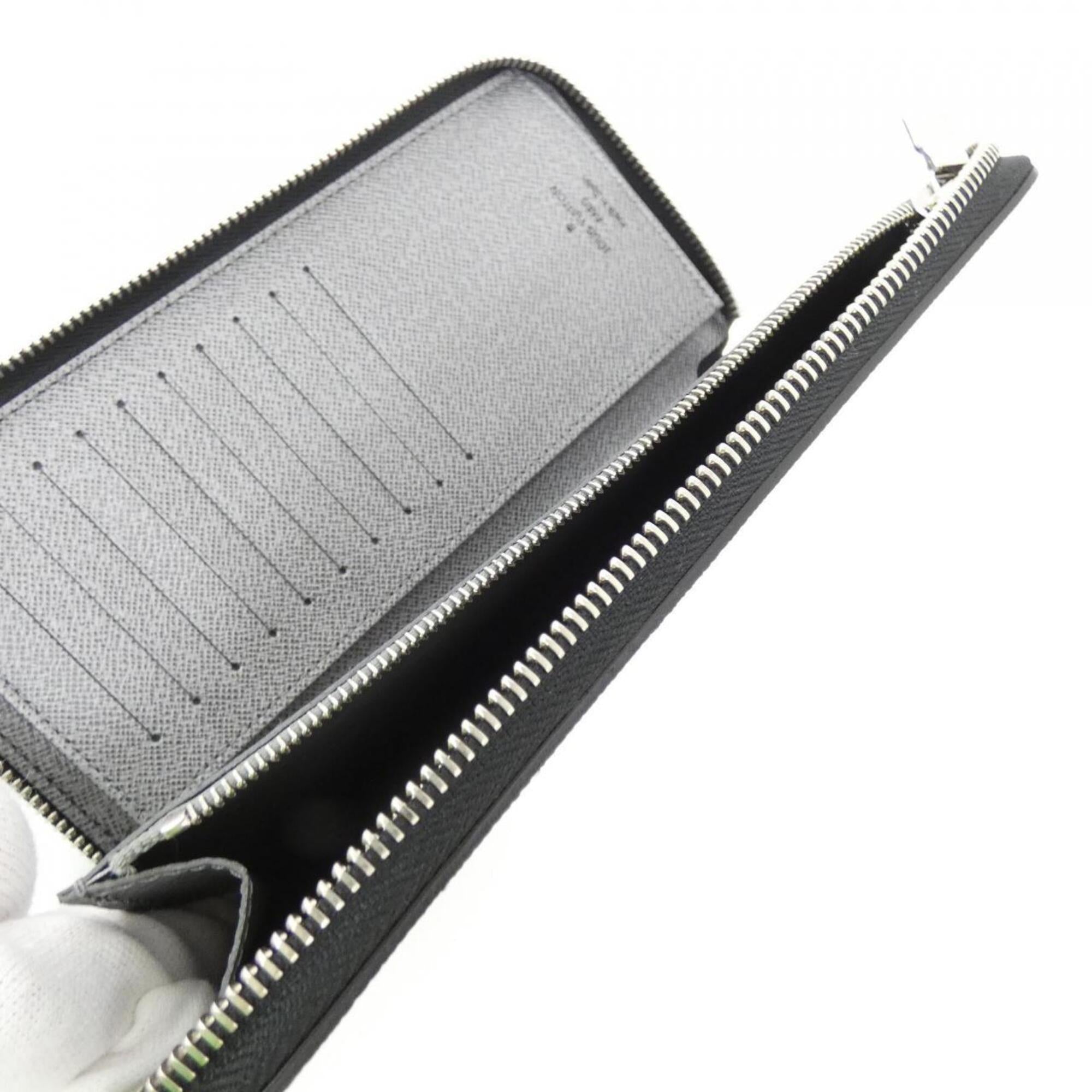 Louis Vuitton Gunmetal Coated Canvas Leather Long Wallet (Bi-Fold) (Pre-Owned)