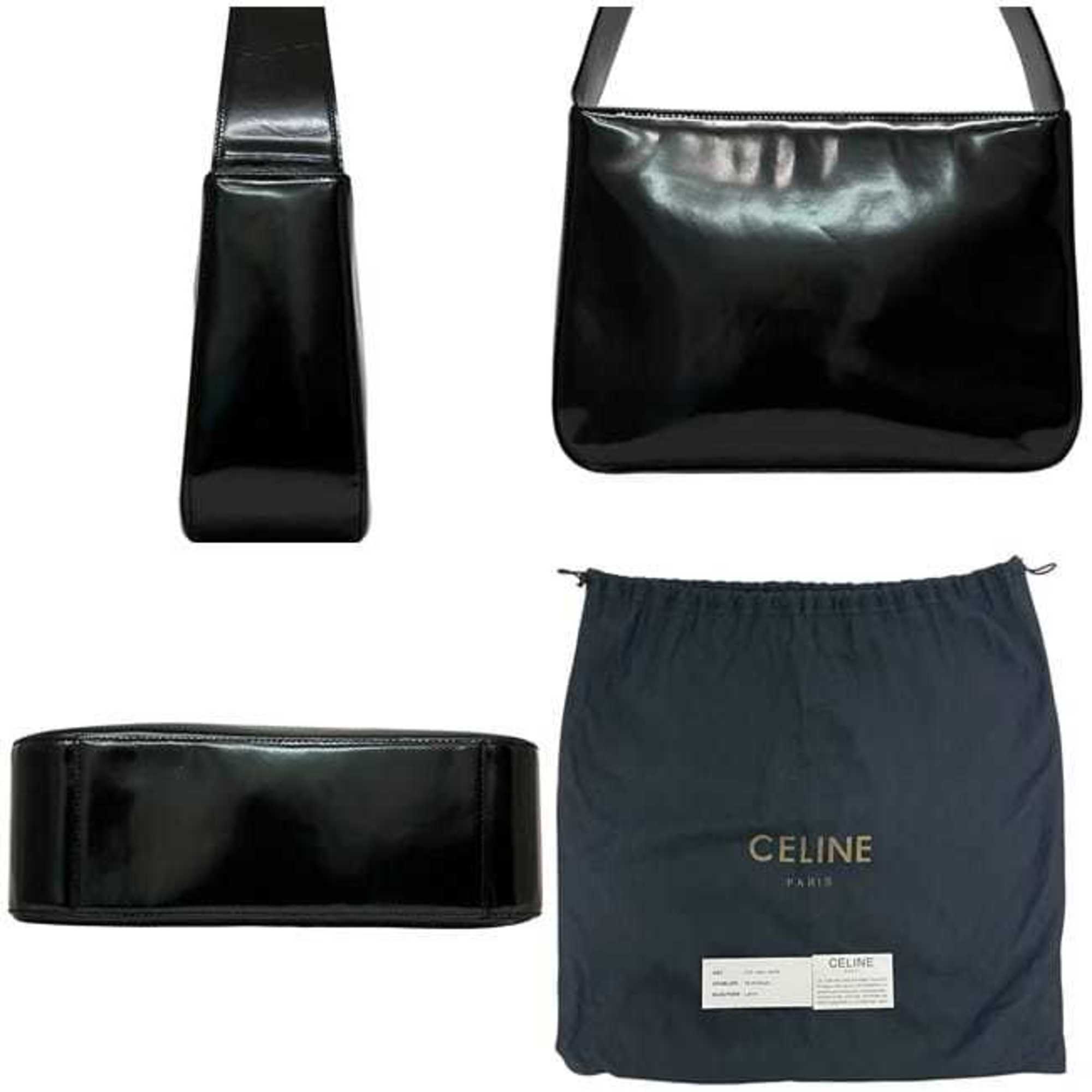 Celine Black Leather Shoulder Bag (Pre-Owned)