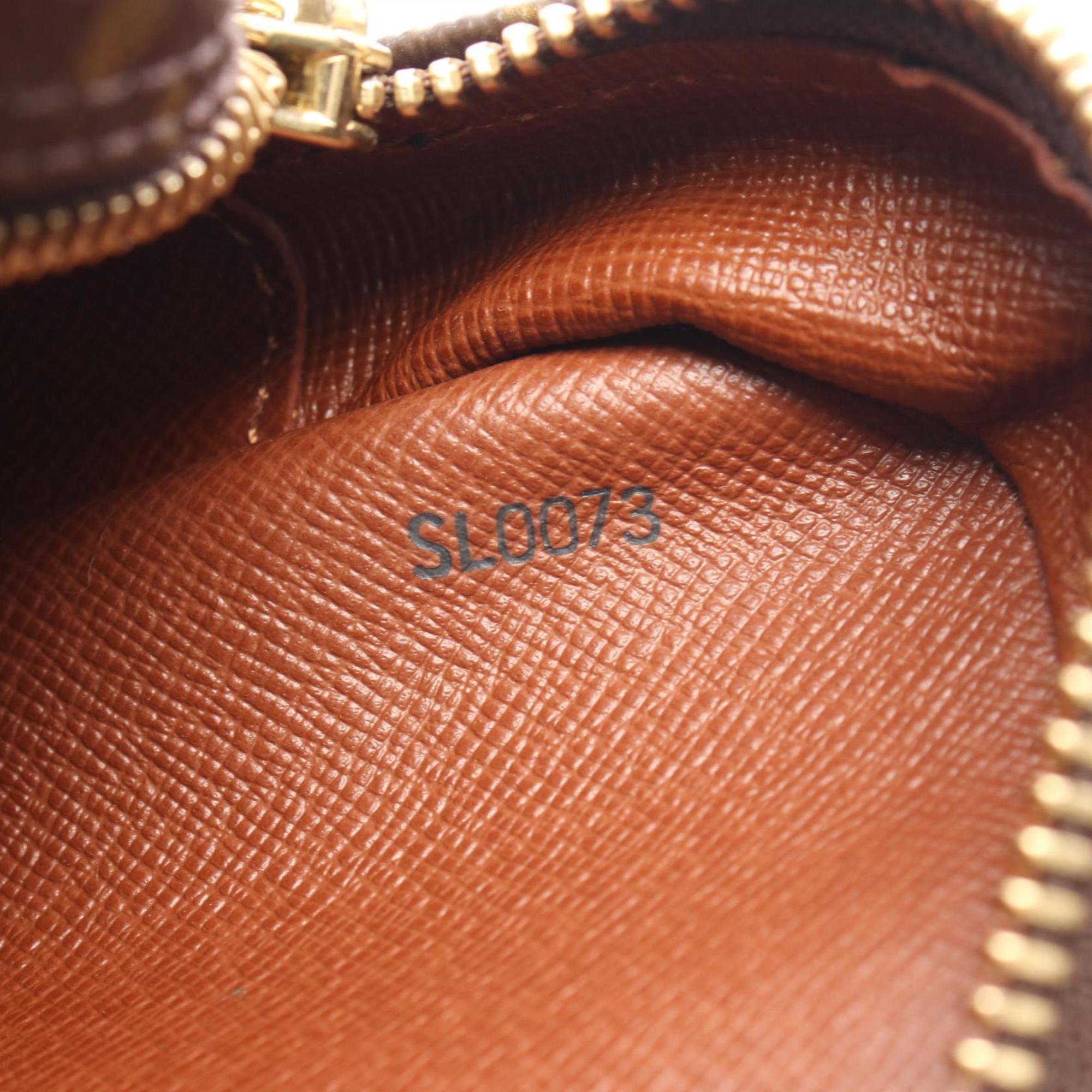 Louis Vuitton Brown Monogram Coated Canvas Leather Shoulder Bag (Pre-Owned)