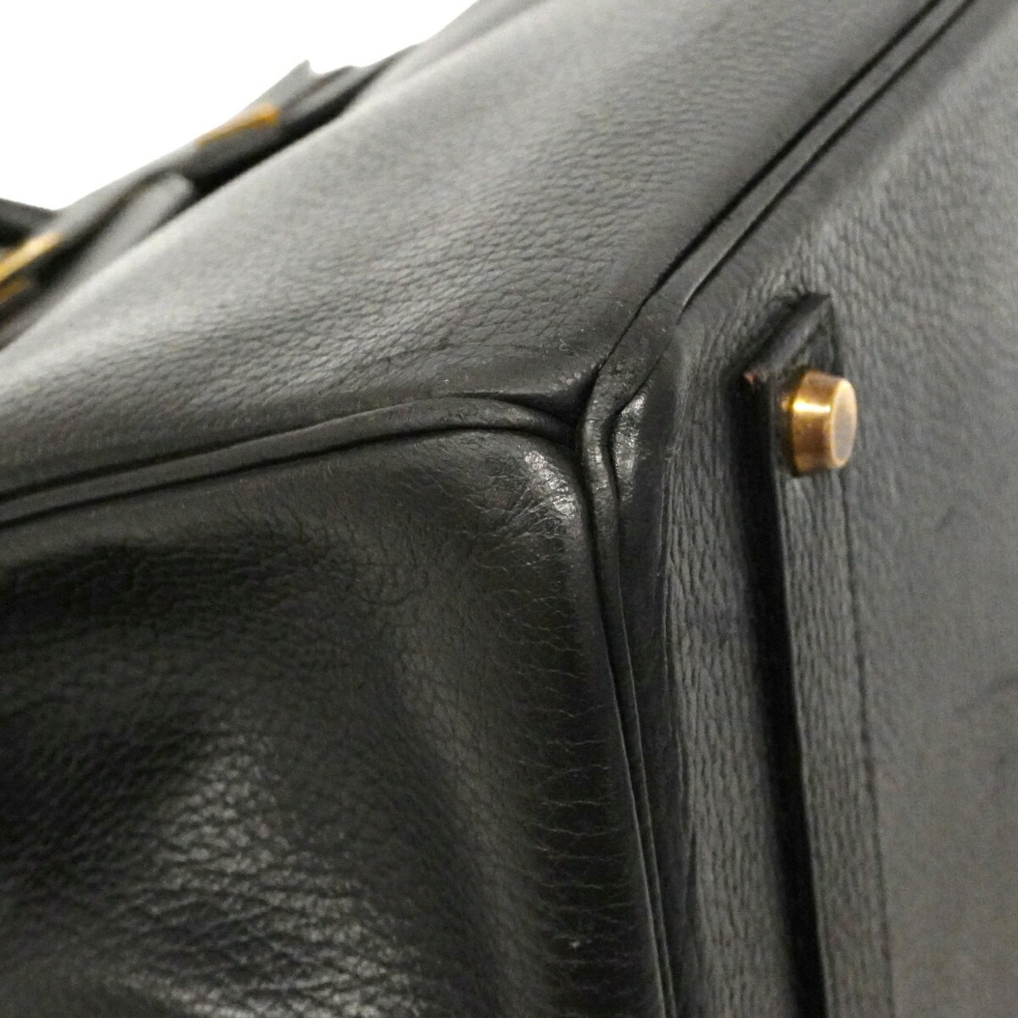 Hermes Black Ardennes Leather Handbag (Pre-Owned)
