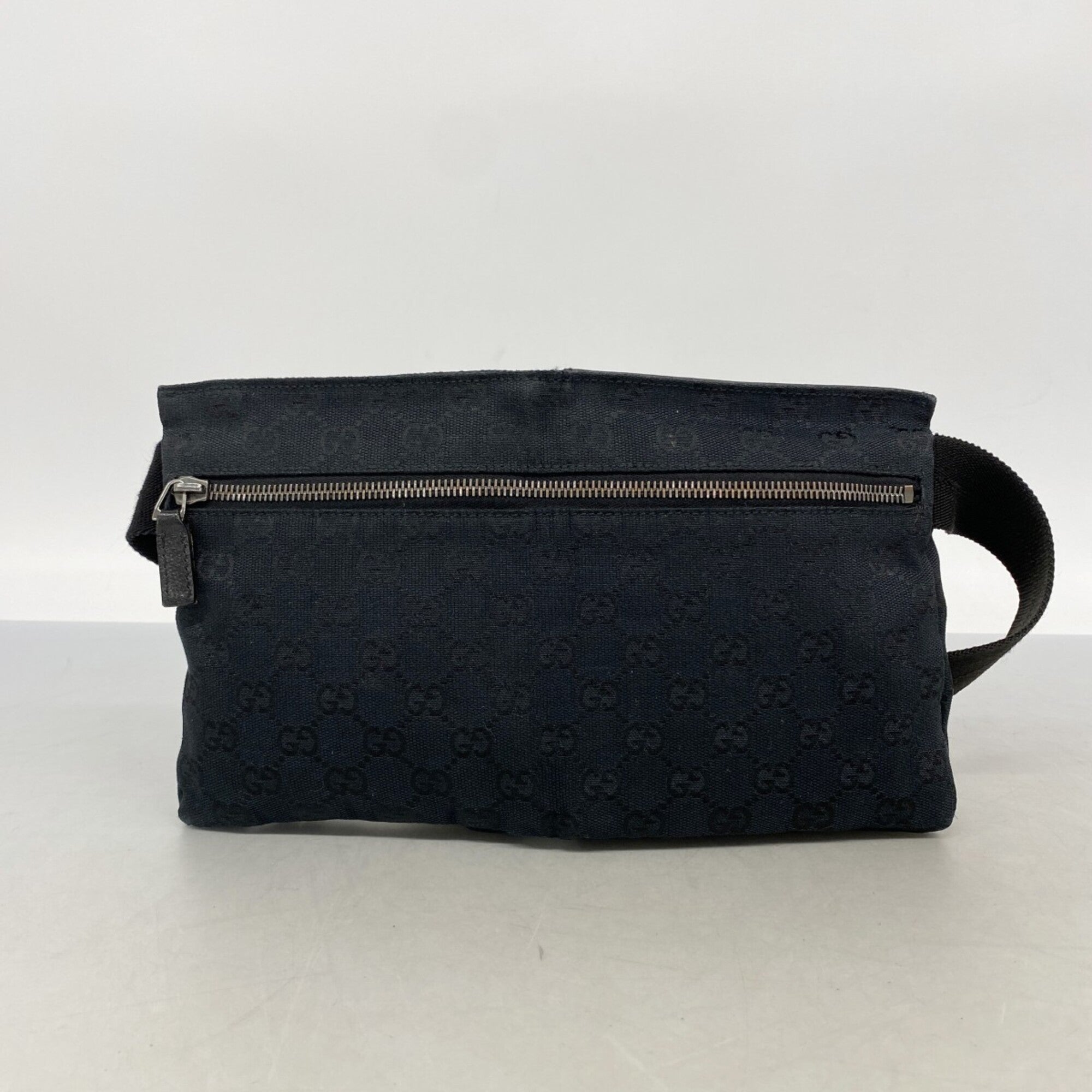 Gucci Black Canvas Fanny Pack (Pre-Owned)