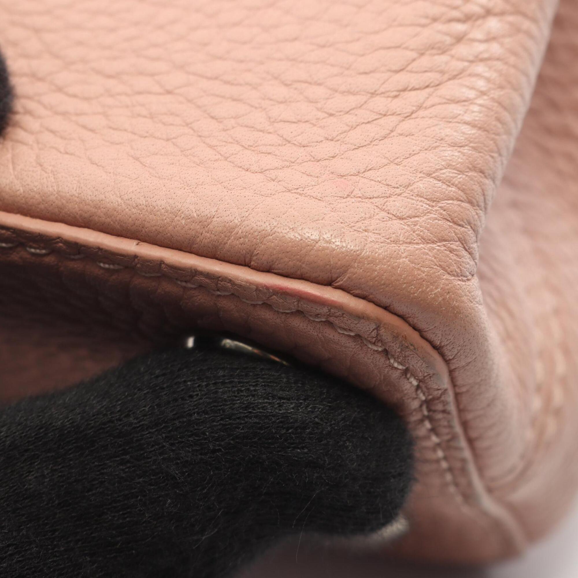 Louis Vuitton Magnolia Pink Leather Handbag (Pre-Owned)