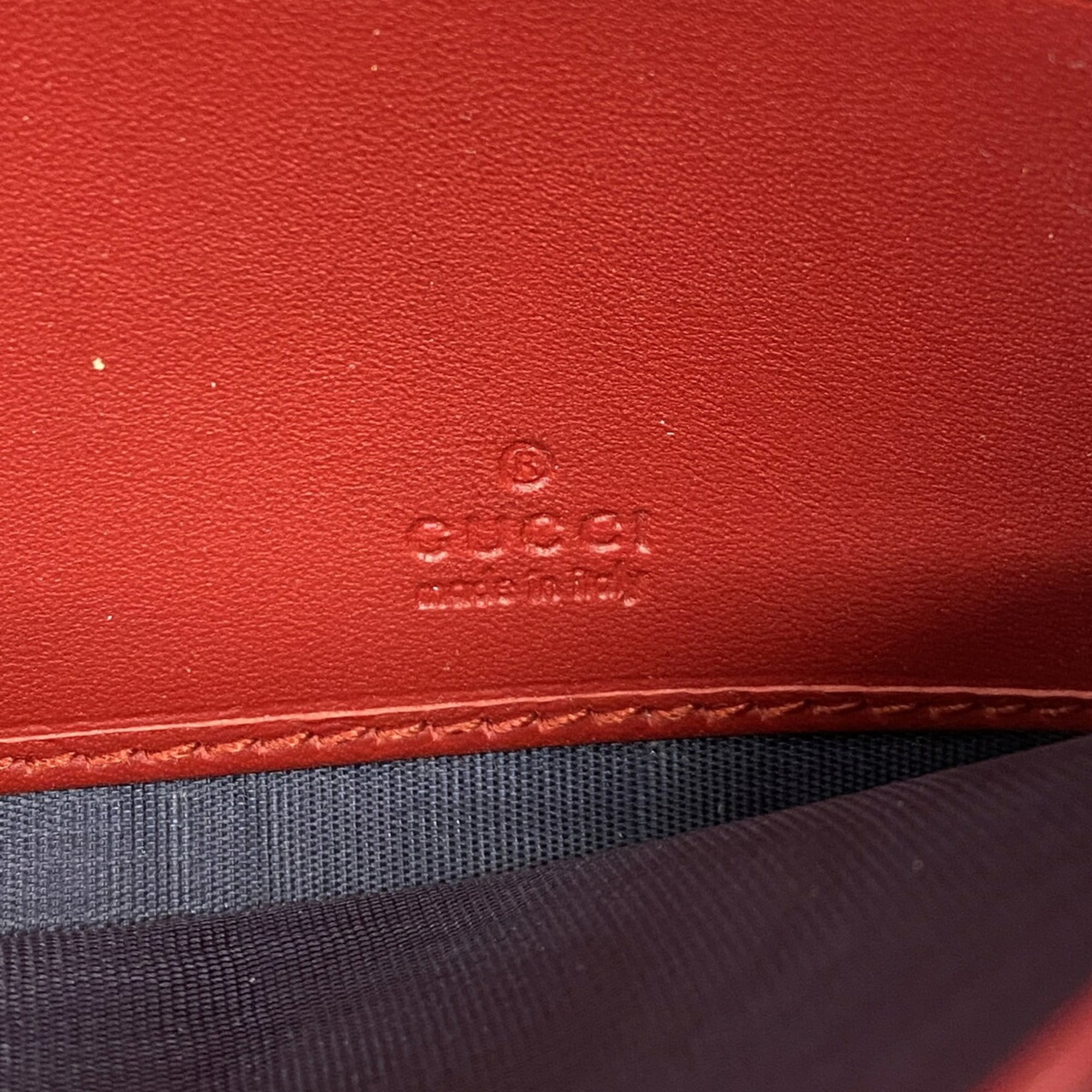 Gucci Navy Pvc Long Wallet (Bi-Fold) (Pre-Owned)