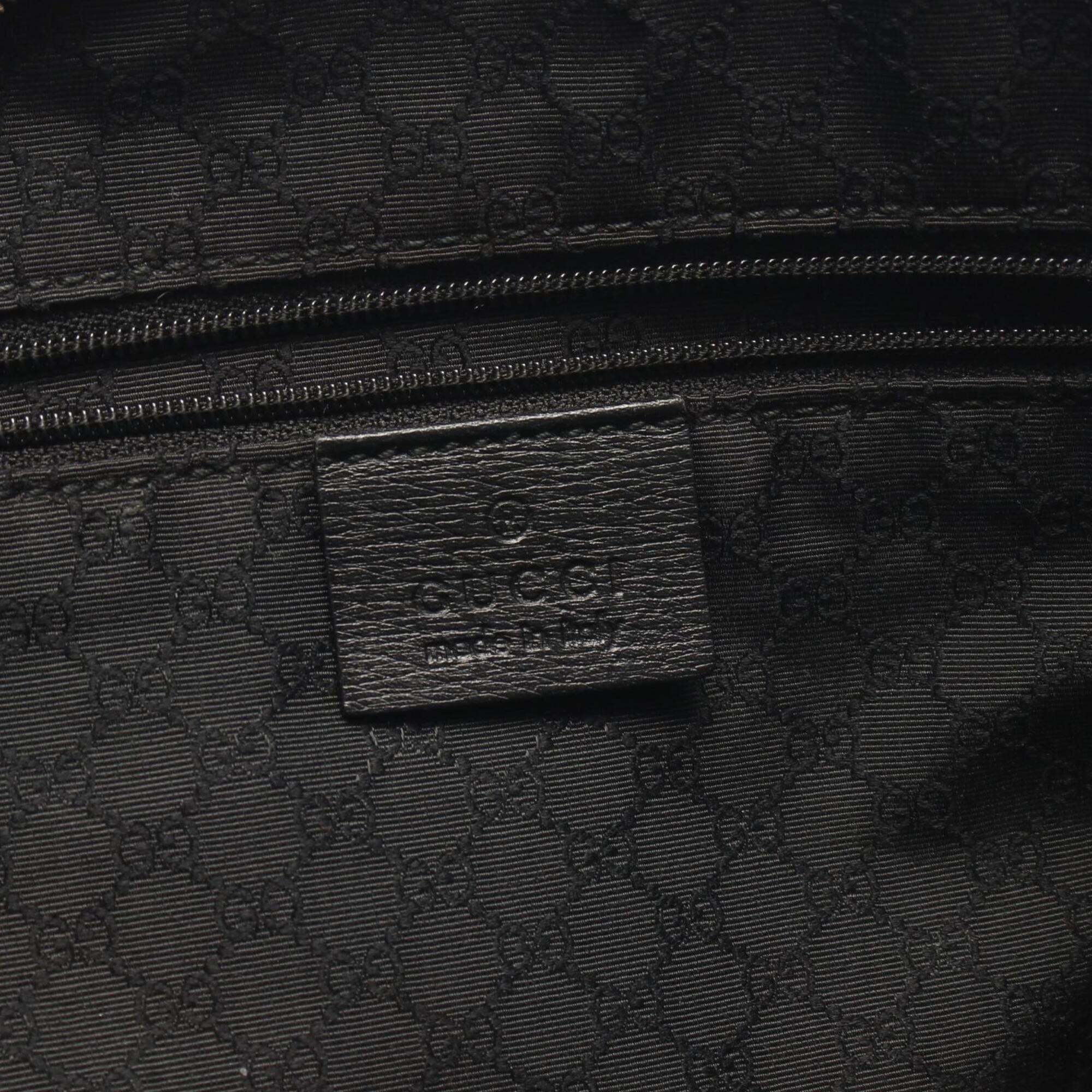Gucci Black Leather Handbag (Pre-Owned)