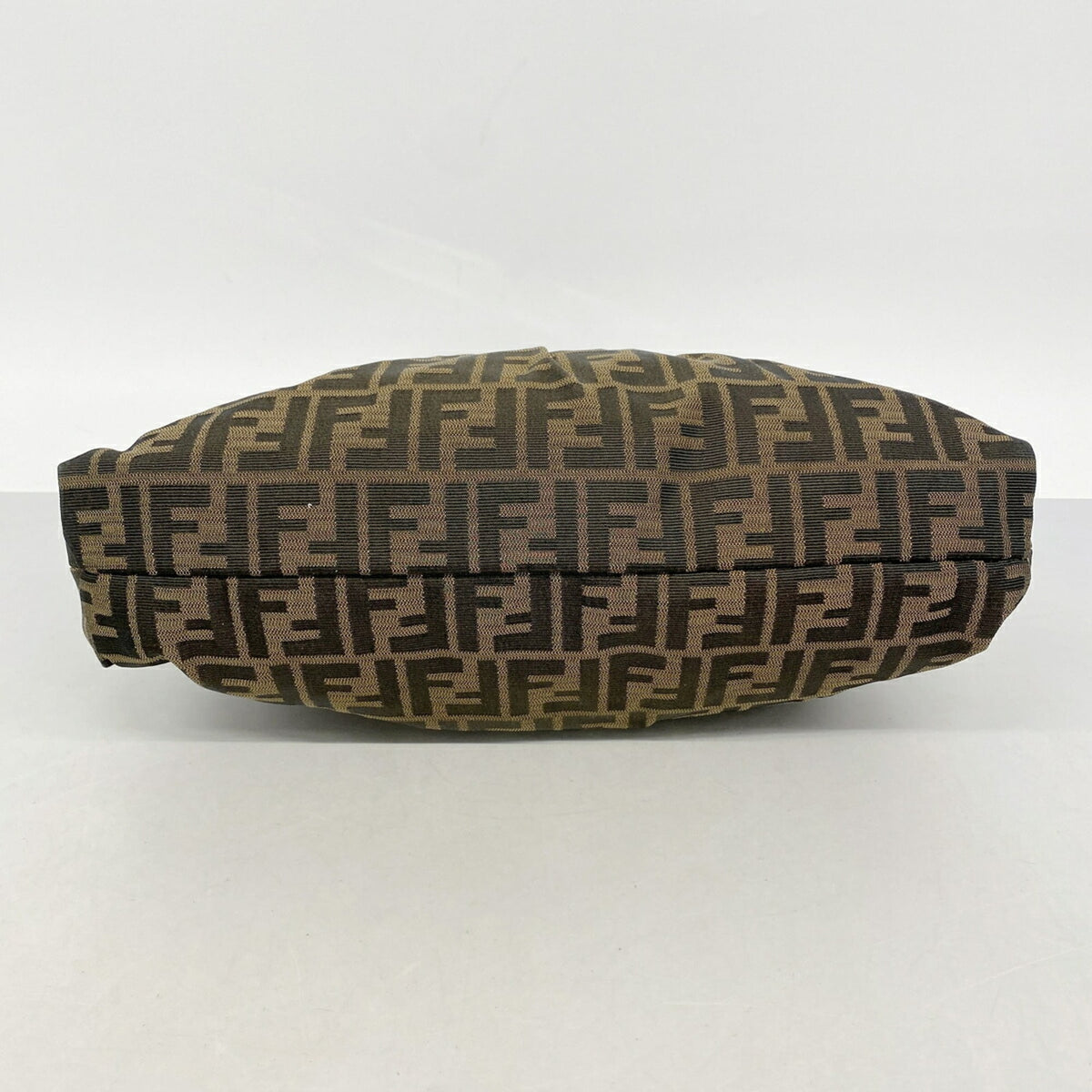 Fendi Brown Nylon Canvas Shoulder Bag (Pre-Owned)