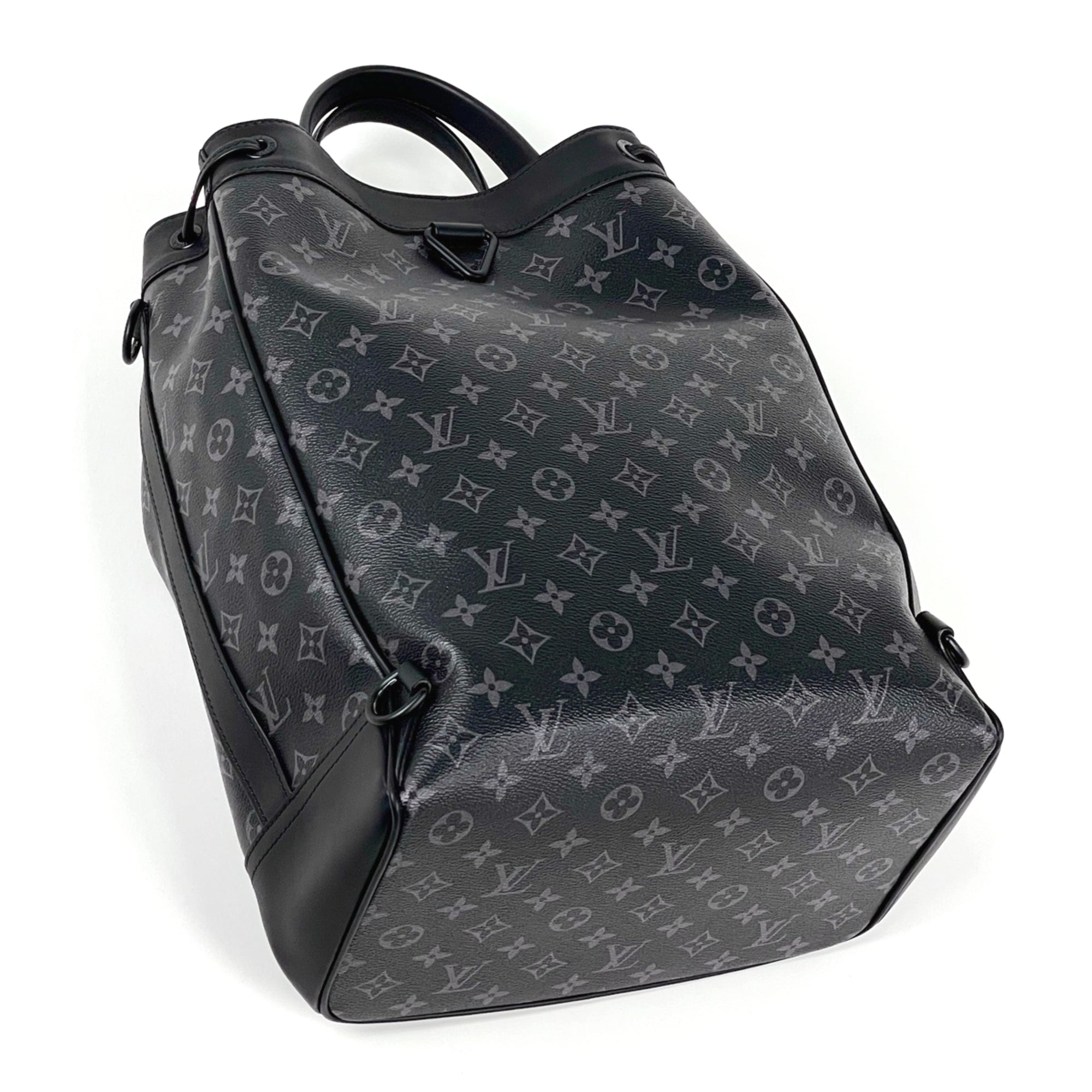 Louis Vuitton Black Noir Monogram Eclipse Handbag (Pre-Owned)