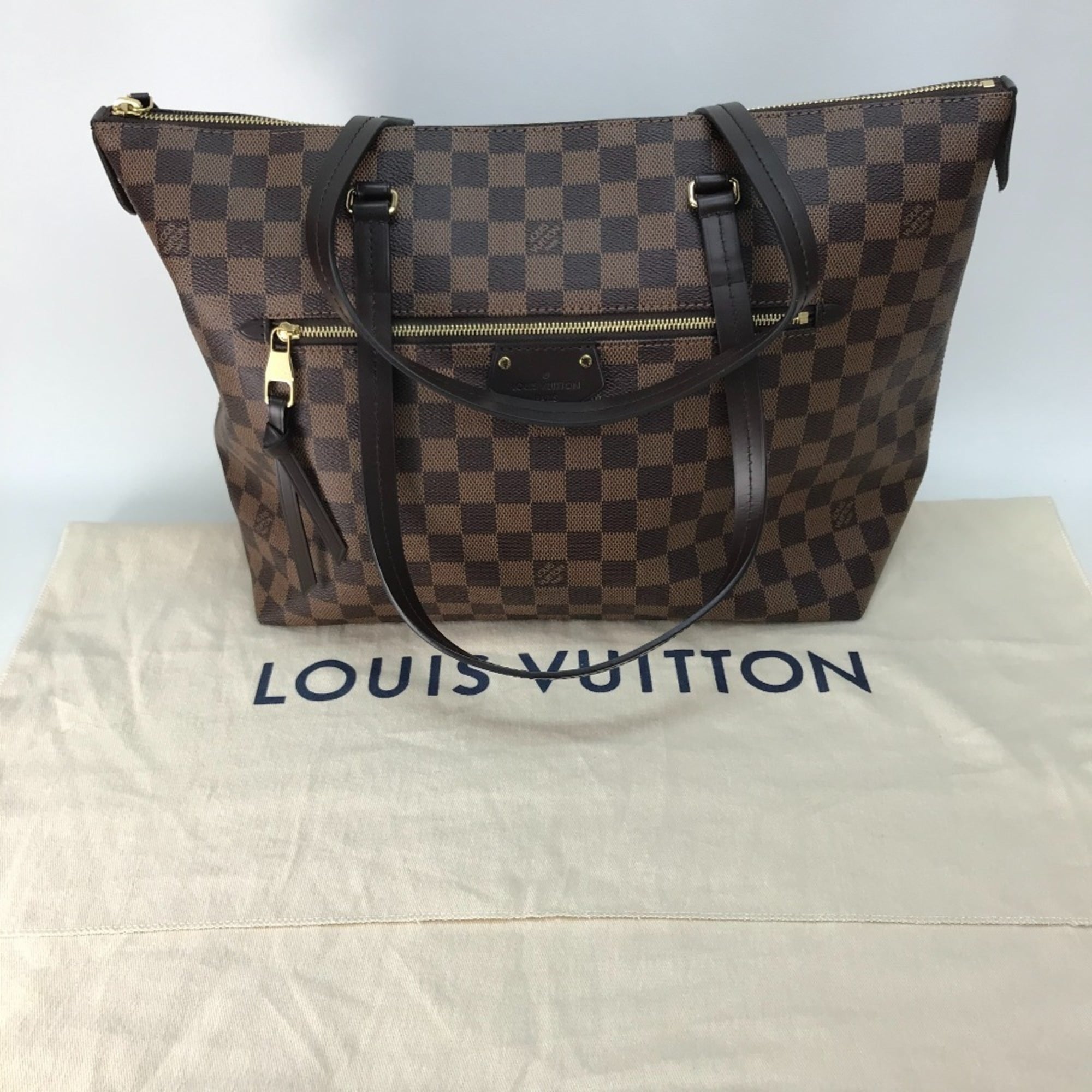 Louis Vuitton Brown Damier Canvas Ebene Damier Canvas Shoulder Bag Tote Bag (Pre-Owned)