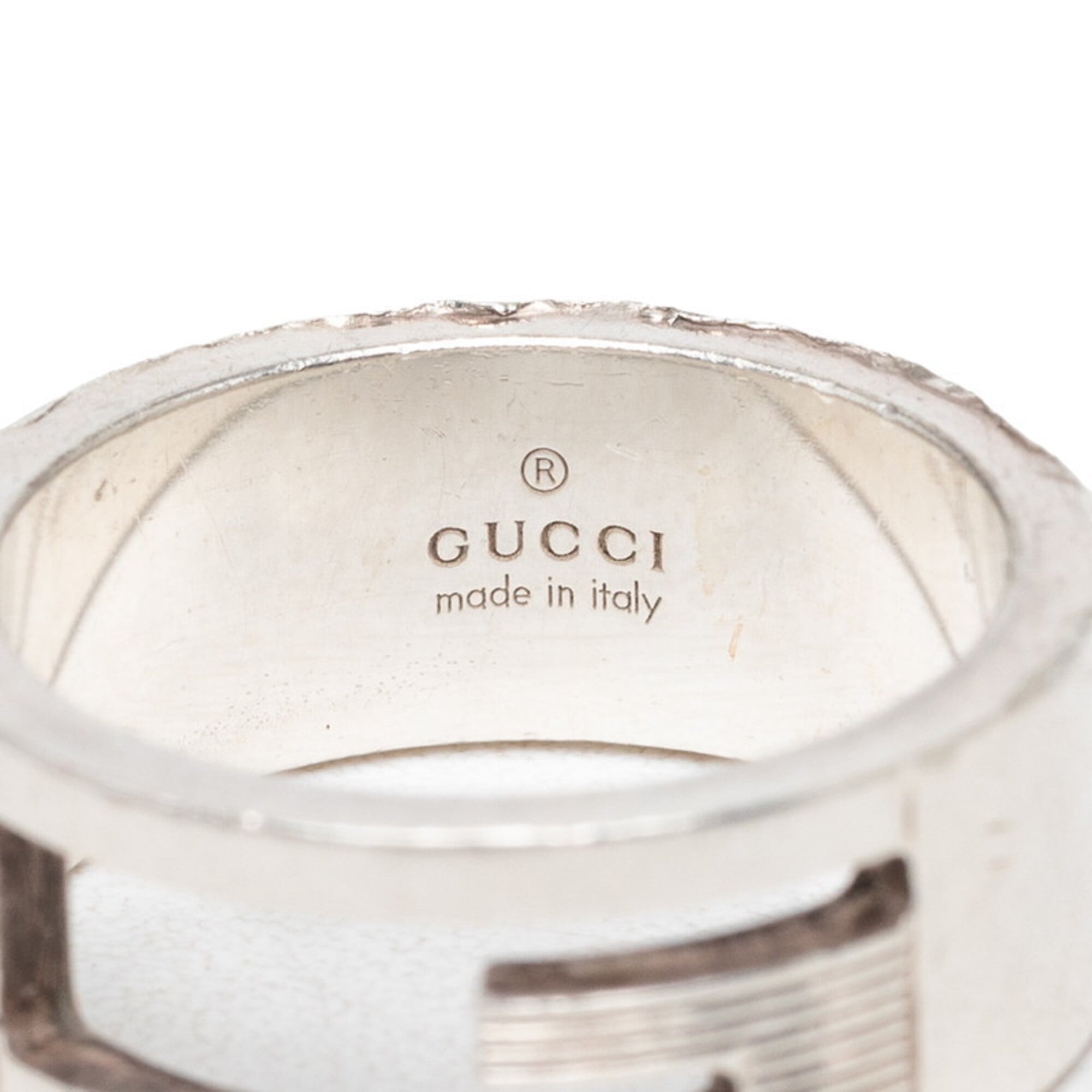 Gucci Silver 925 Band Ring (Pre-Owned)
