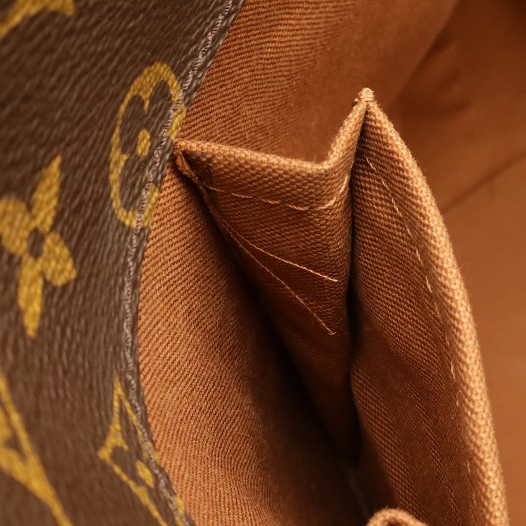 Louis Vuitton Brown Monogram Canvas Pvc Coated Canvas Shoulder Bag Tote Bag (Pre-Owned)