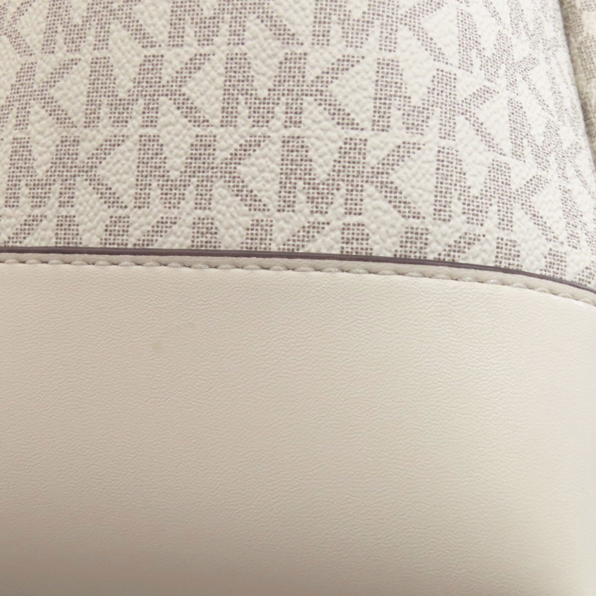 Michael Kors White Pvc Tote Bag (Pre-Owned)
