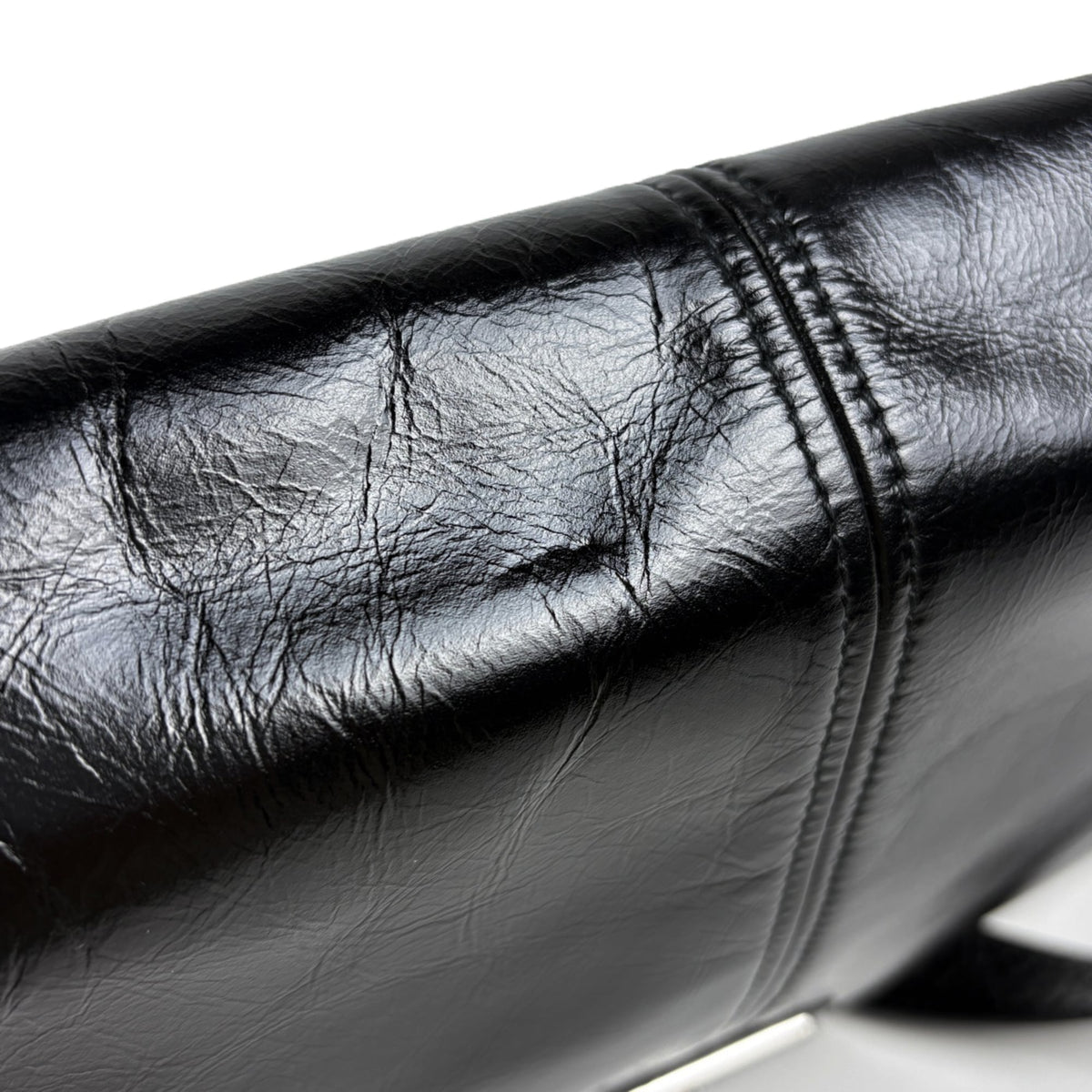 Prada Black Leather Shoulder Bag (Pre-Owned)