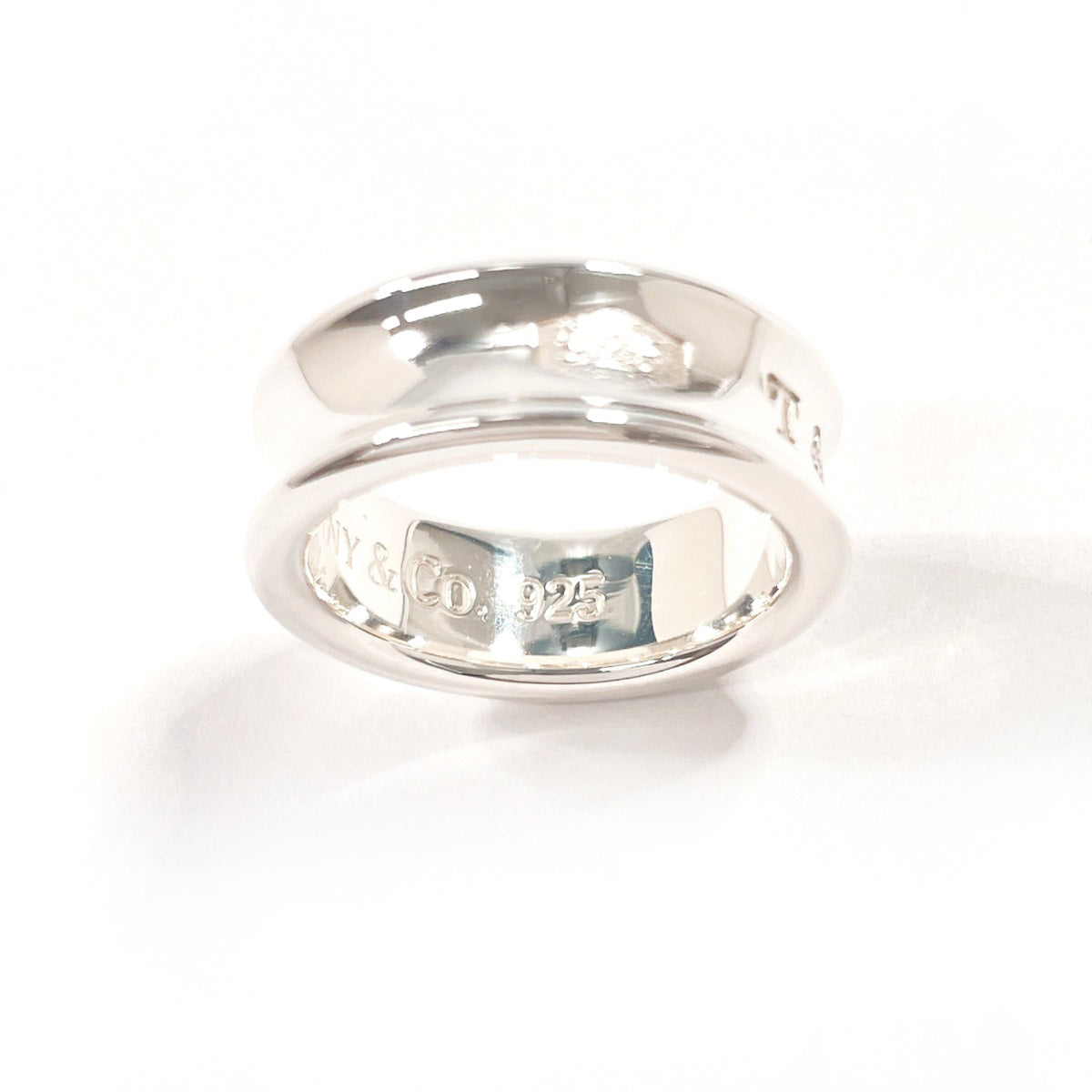 Tiffany Silver Silver 925 Band Ring (Pre-Owned)