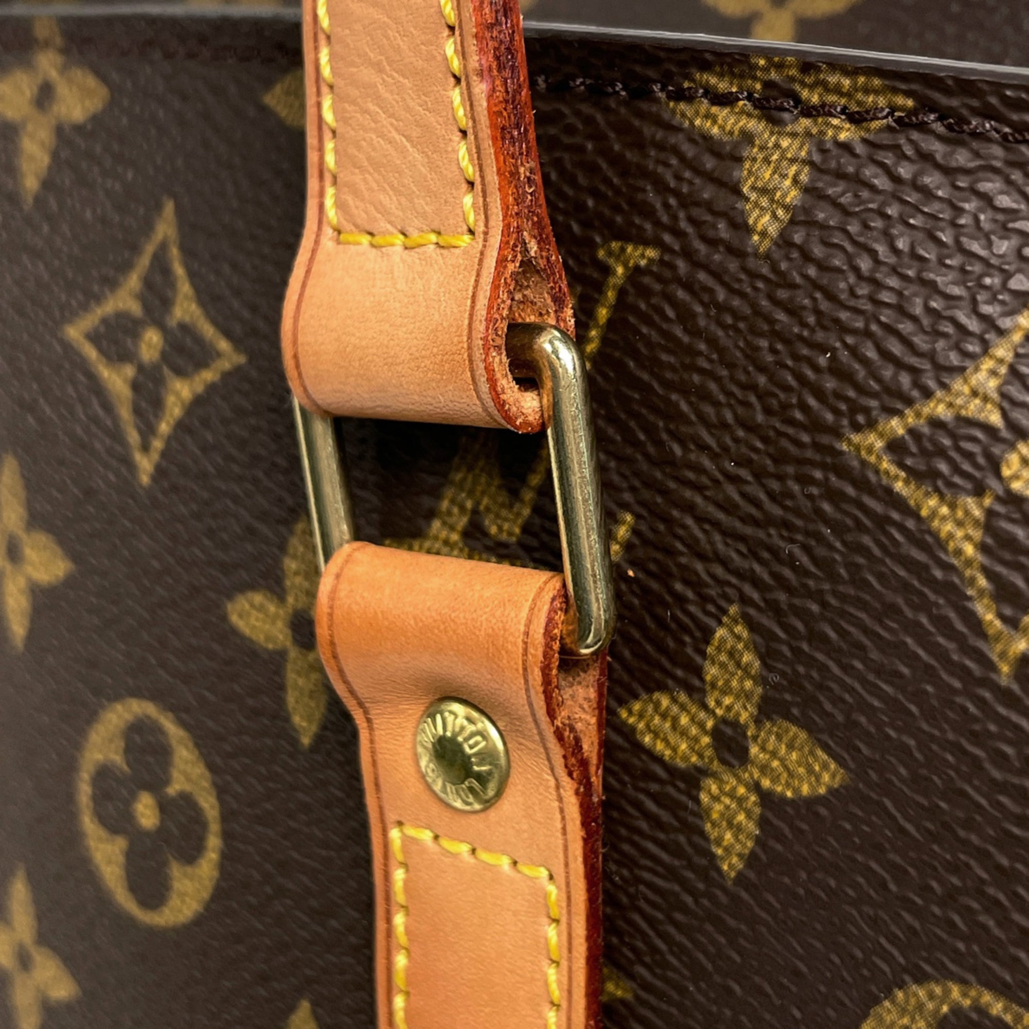 Louis Vuitton Brown Monogram Shoulder Bag Tote Bag (Pre-Owned)