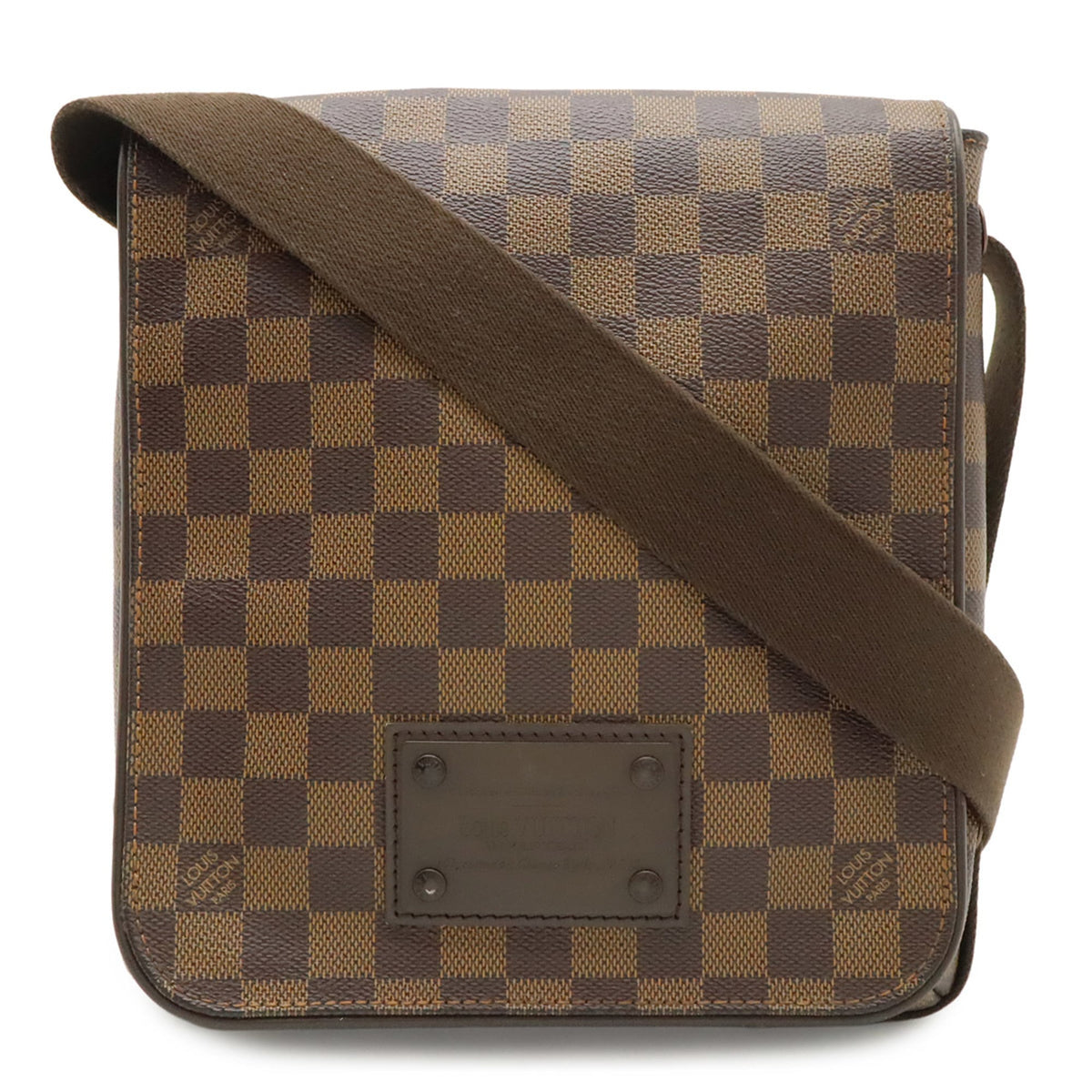 Louis Vuitton Brown Damier Canvas Pvc Coated Canvas Damier Canvas Shoulder Bag (Pre-Owned)