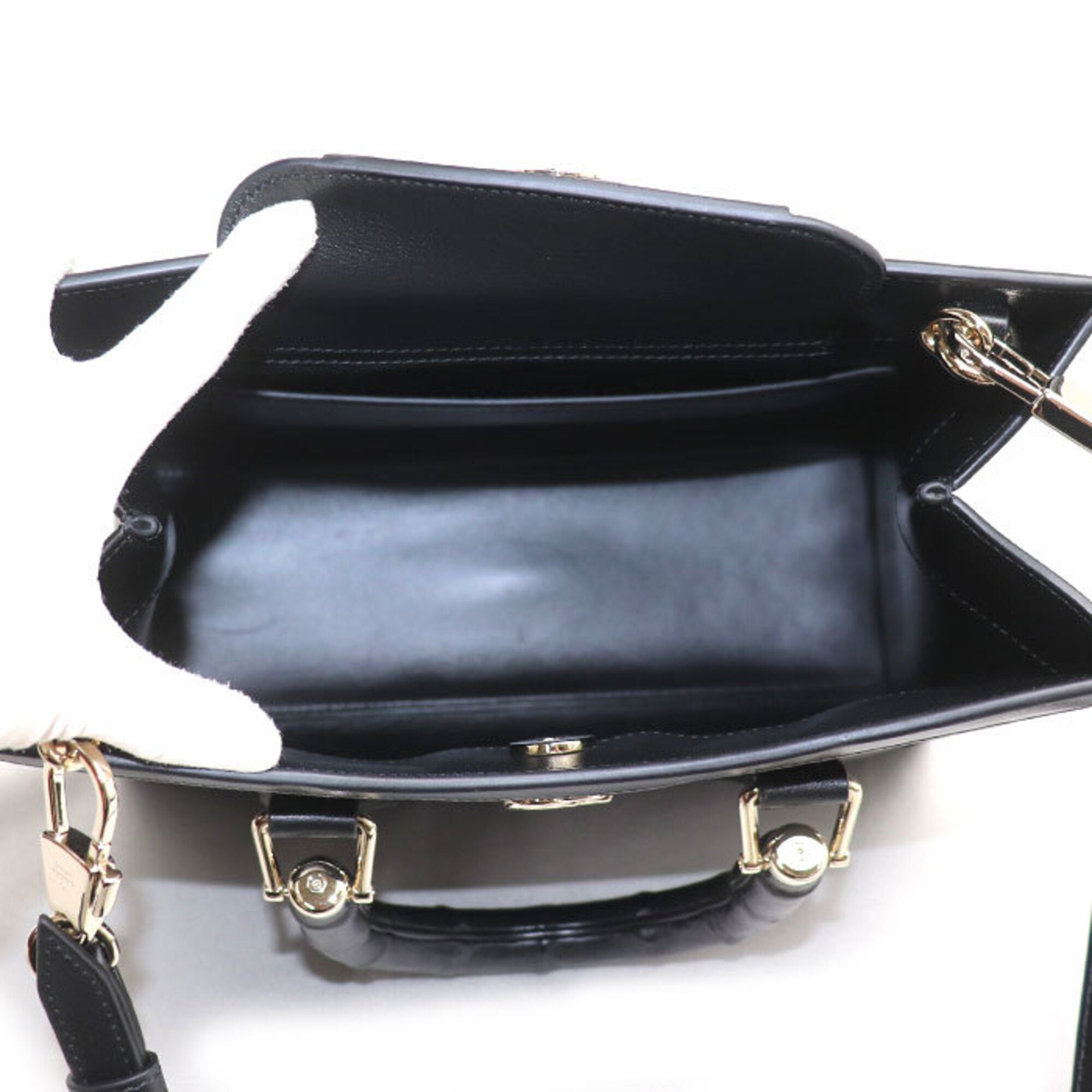 Gucci Black Leather Tote Bag (Pre-Owned)