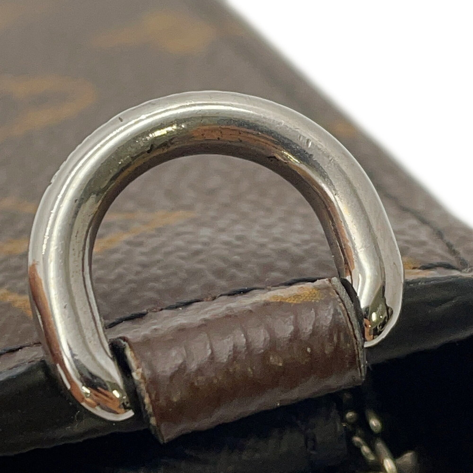 Louis Vuitton Monogram Macassar Black Noir Long Wallet (Bi-Fold) (Pre-Owned)