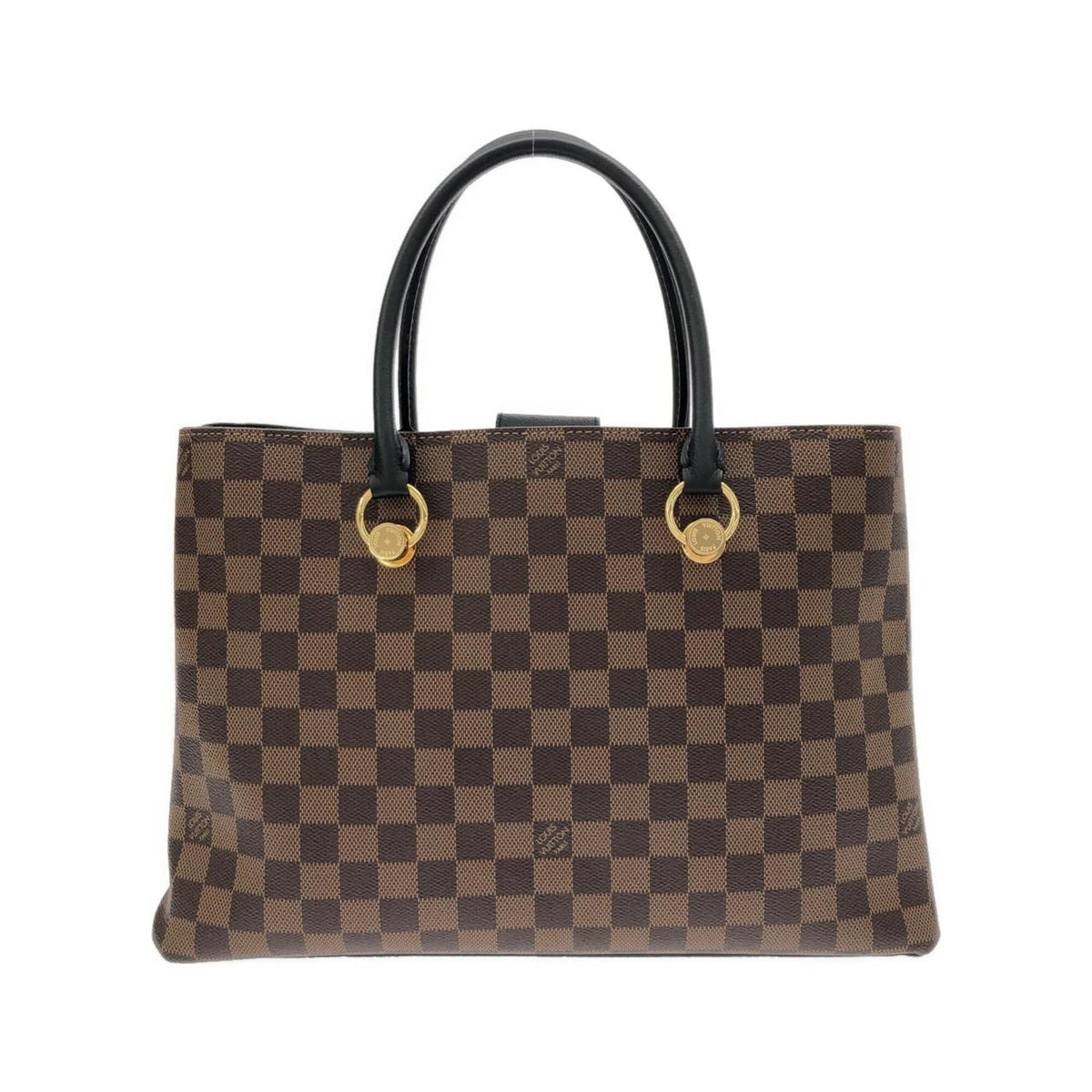 Louis Vuitton Black Ebene Coated Canvas Handbag (Pre-Owned)