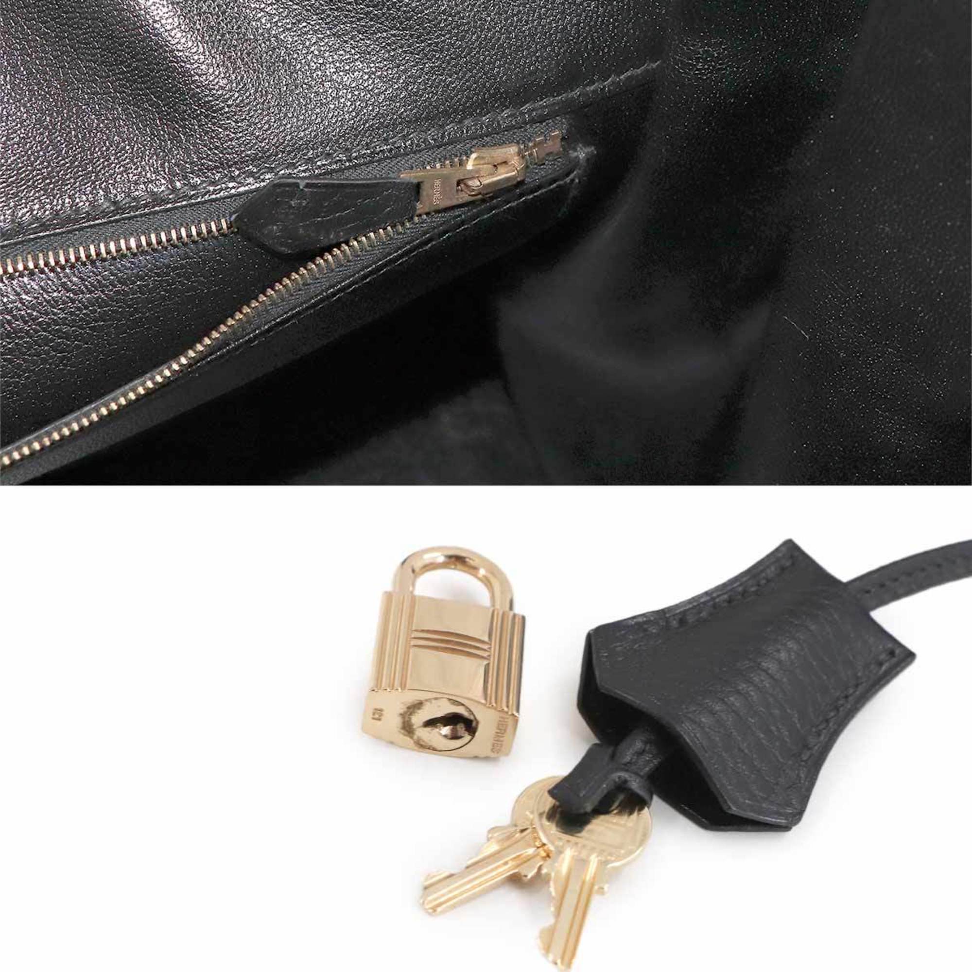 Hermes Black Ardennes Leather Handbag (Pre-Owned)