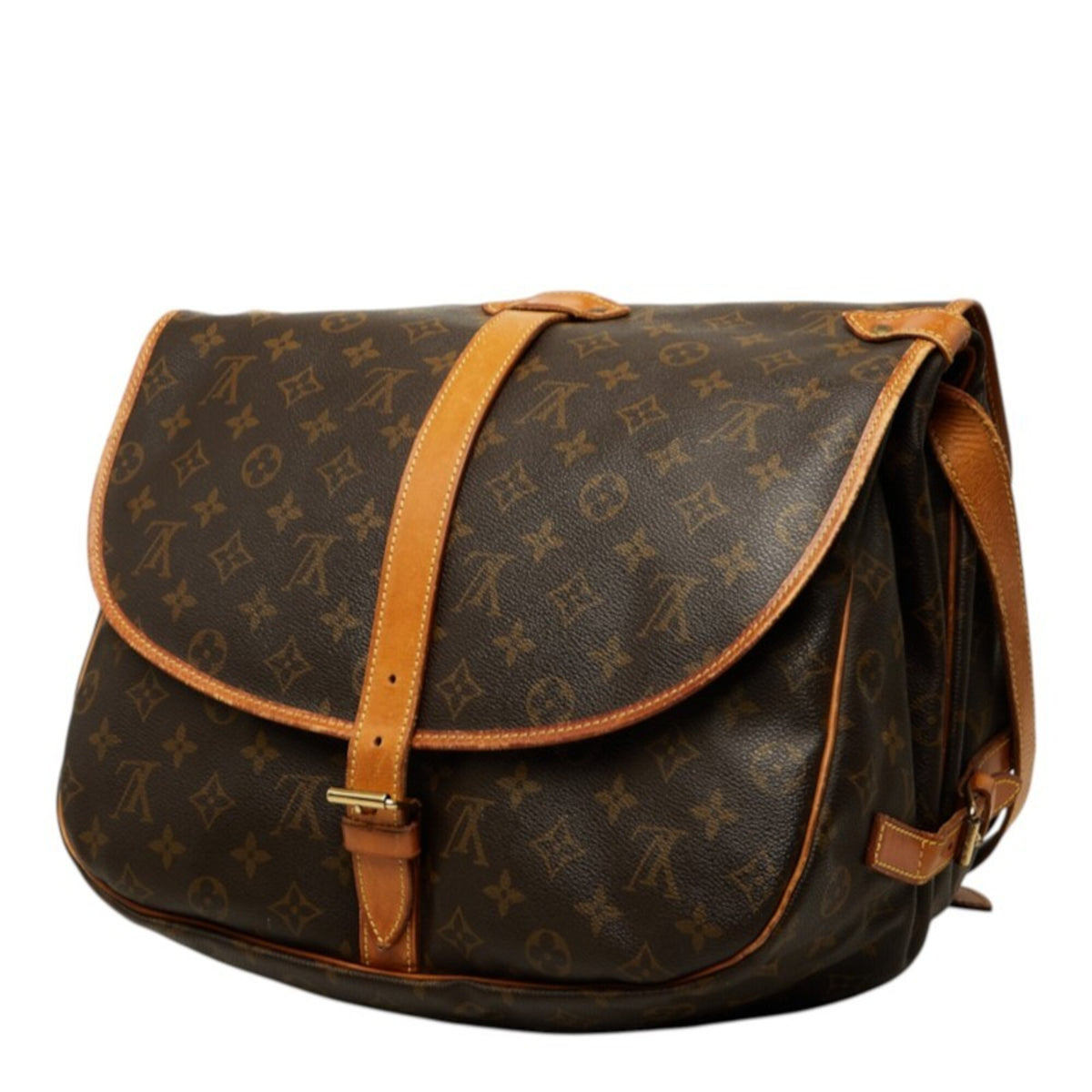 Louis Vuitton Monogram Brown Pvc Leather Shoulder Bag (Pre-Owned)