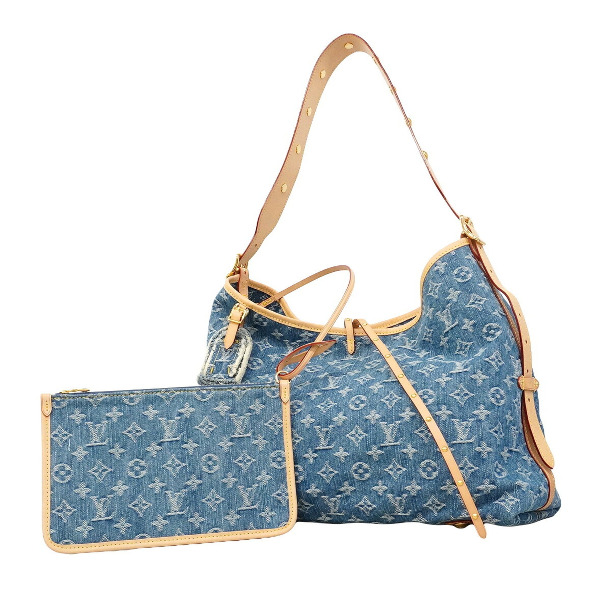 Louis Vuitton Blue Shoulder Bag (Pre-Owned)