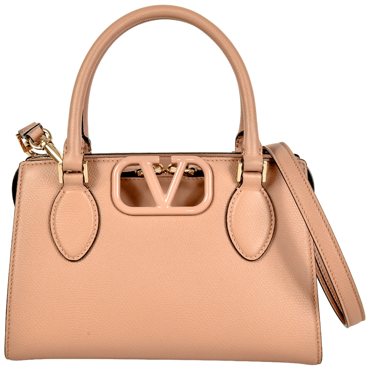 Valentino Pink Leather Handbag (Pre-Owned)