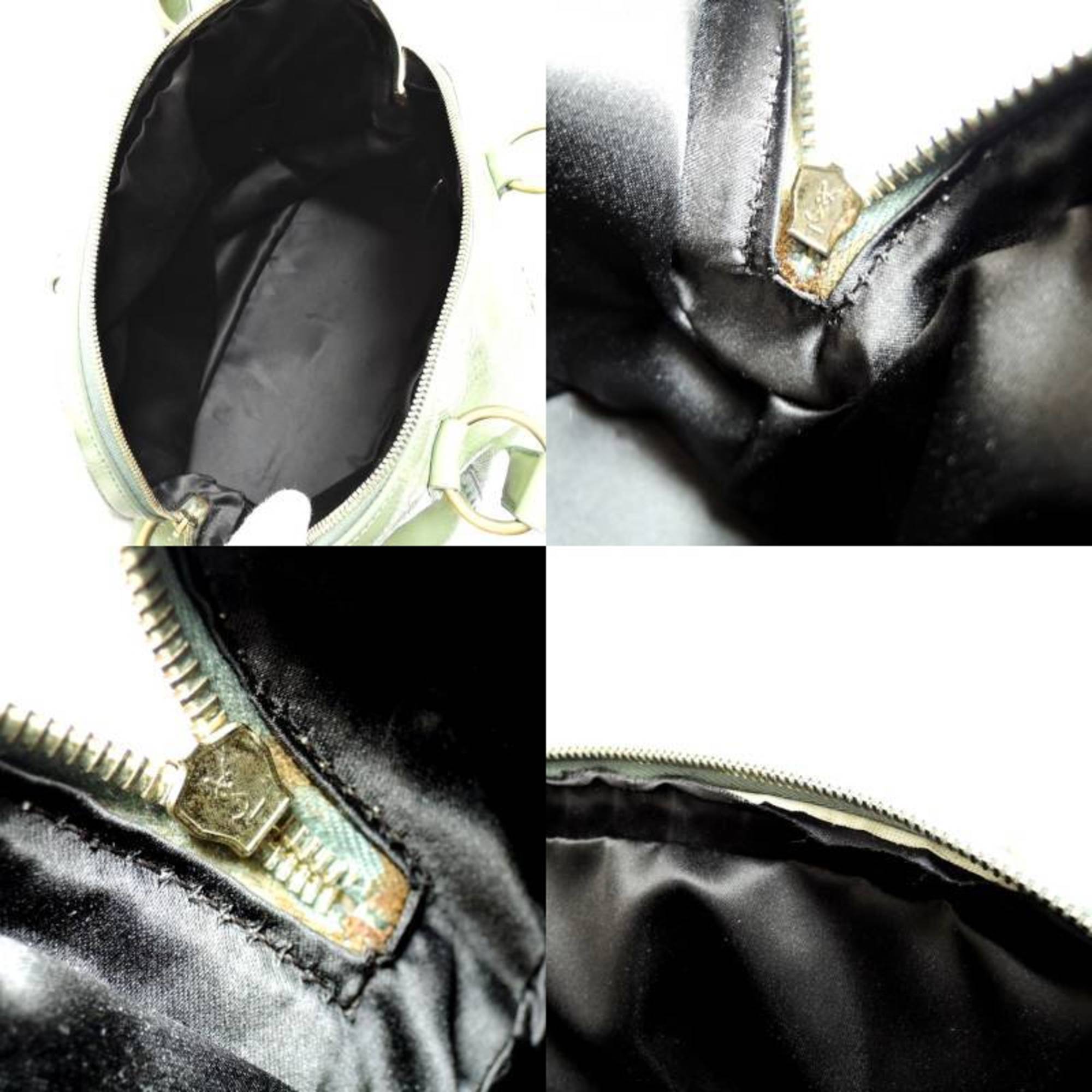 Yves Saint Laurent Muse Moss Green Tote Bag (Pre-Owned)