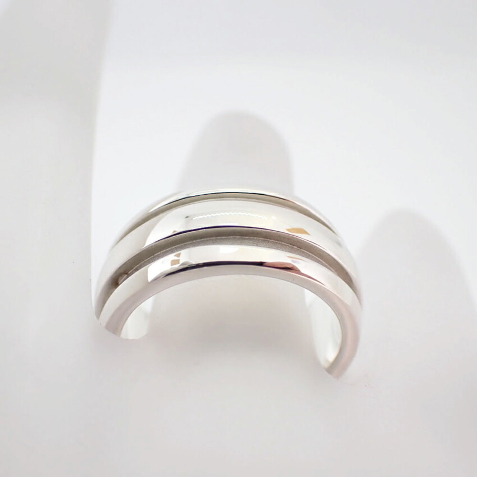 Tiffany Silver Sterling Silver 925 Band Ring (Pre-Owned)