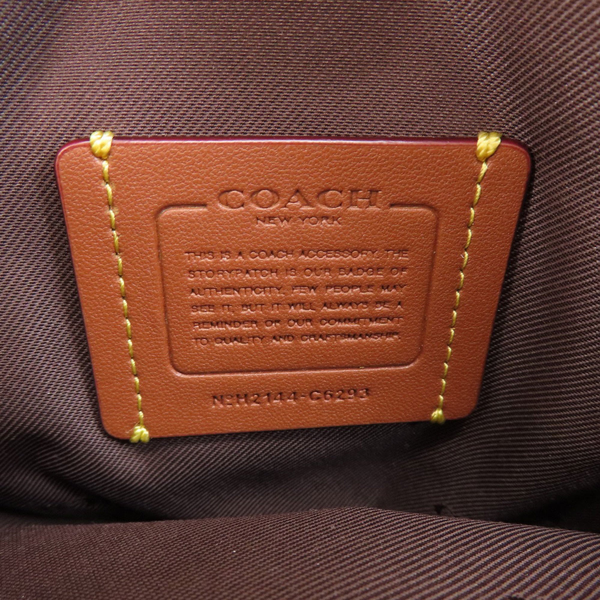 Coach Brown Leather Shoulder Bag (Pre-Owned)
