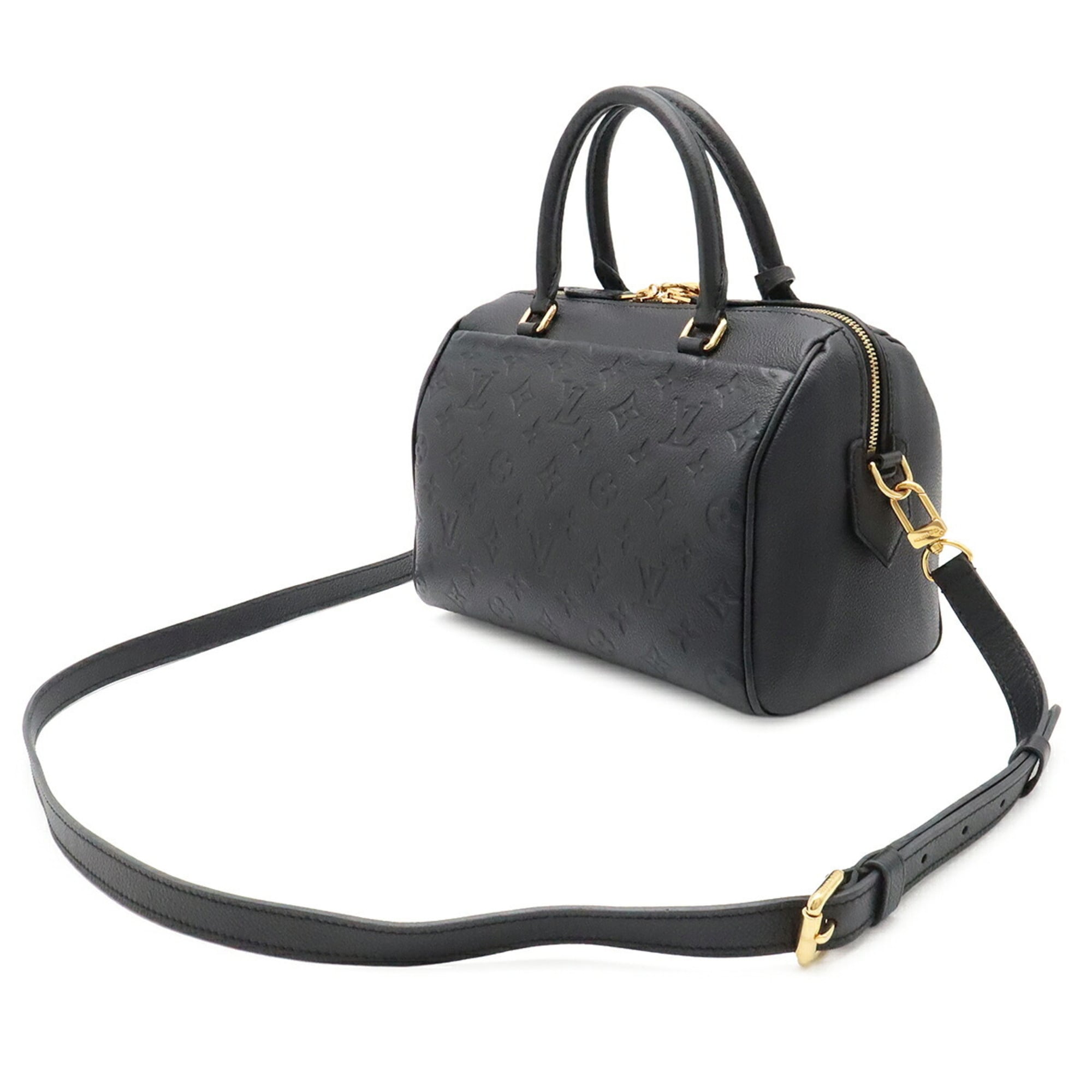 Louis Vuitton Noir Monogram Empreinte Leather Handbag Shoulder Bag (Pre-Owned)