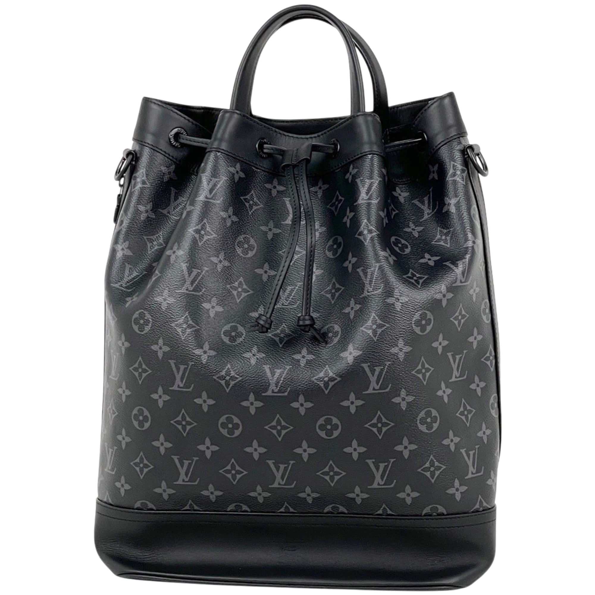 Louis Vuitton Black Noir Monogram Eclipse Handbag (Pre-Owned)