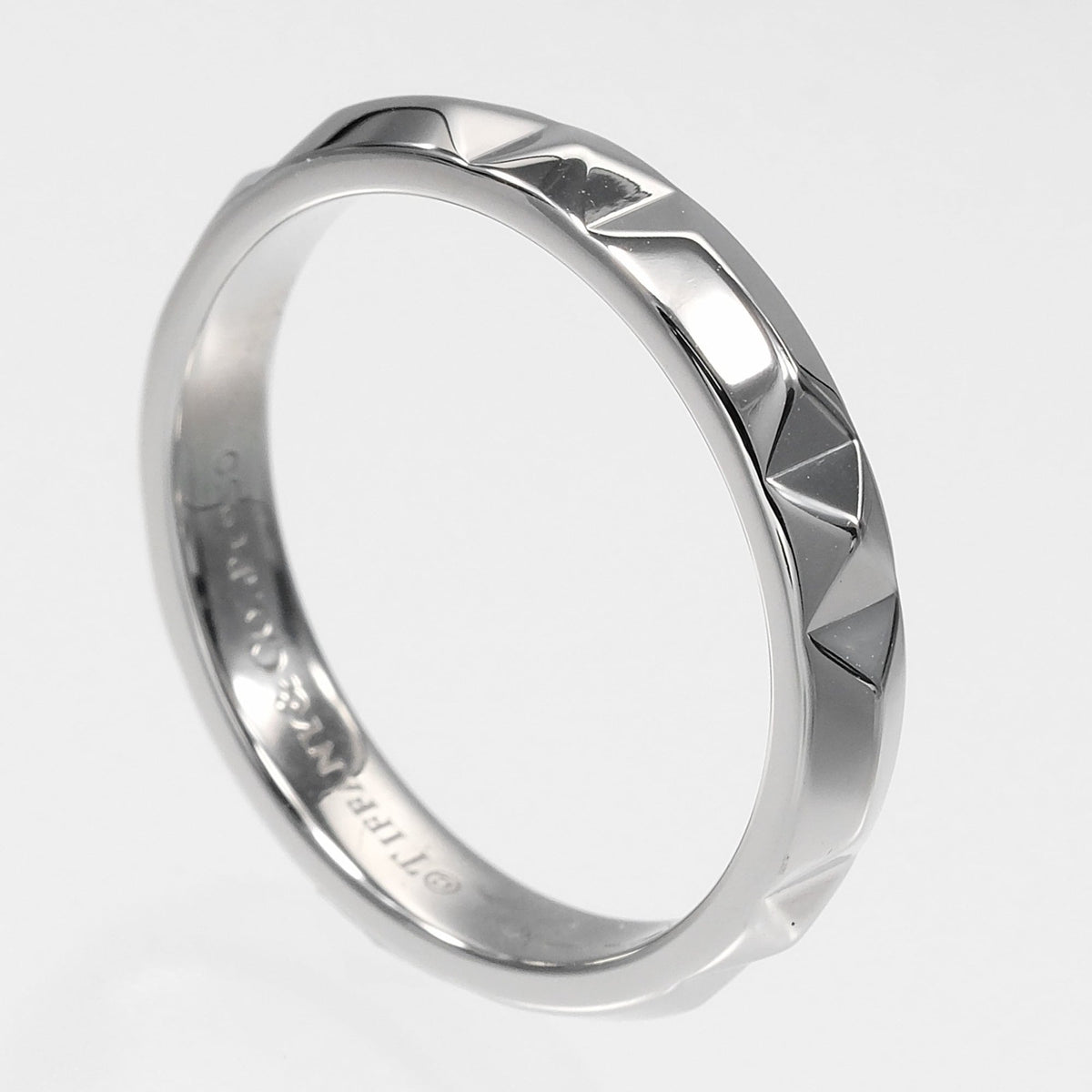 Tiffany Platinum 950 Band Ring (Pre-Owned)