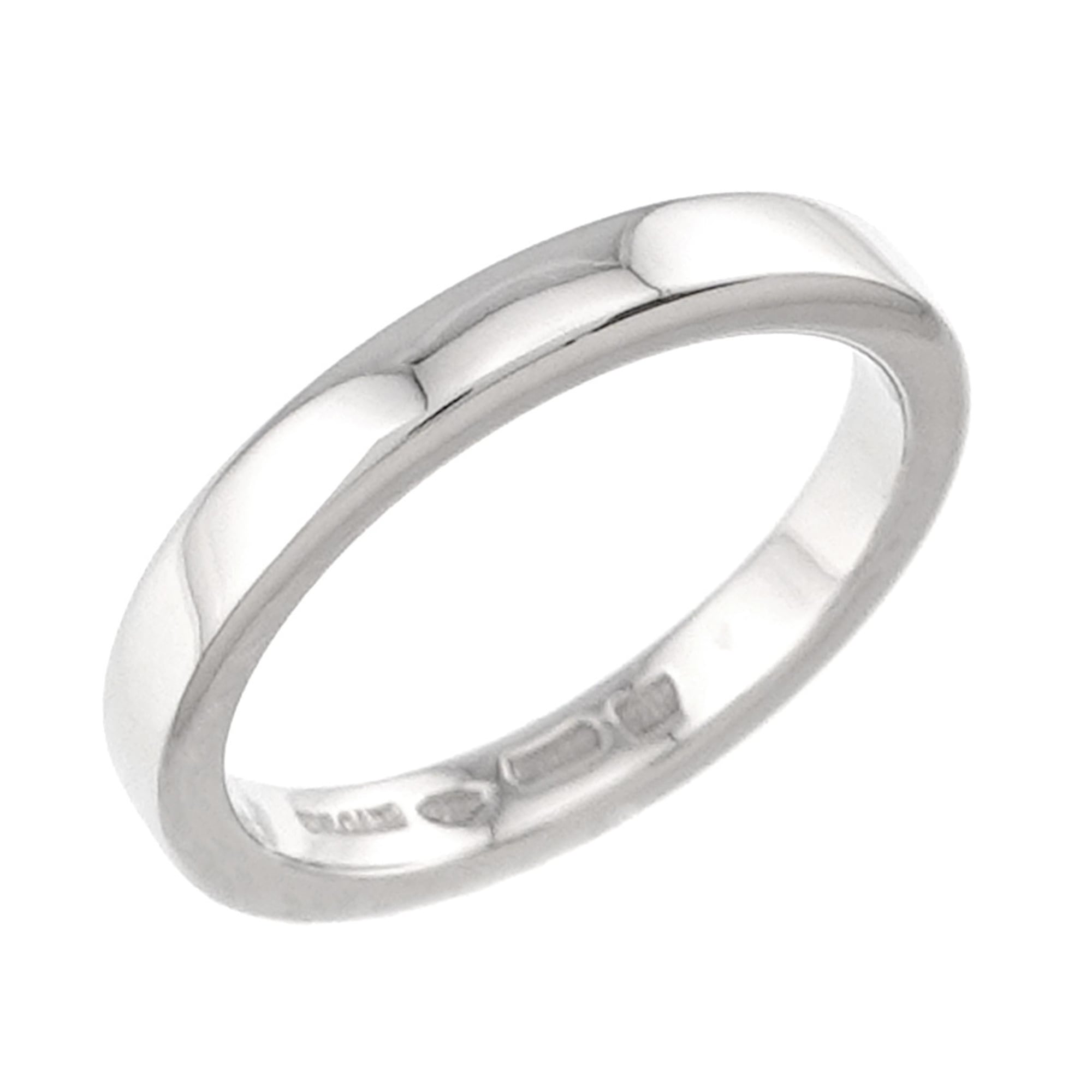 Bvlgari Platinum Platinum 950 Band Ring (Pre-Owned)