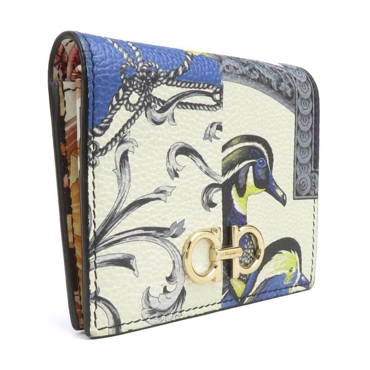 Salvatore Ferragamo Multi-Color Leather Wallet (Bi-Fold) (Pre-Owned)