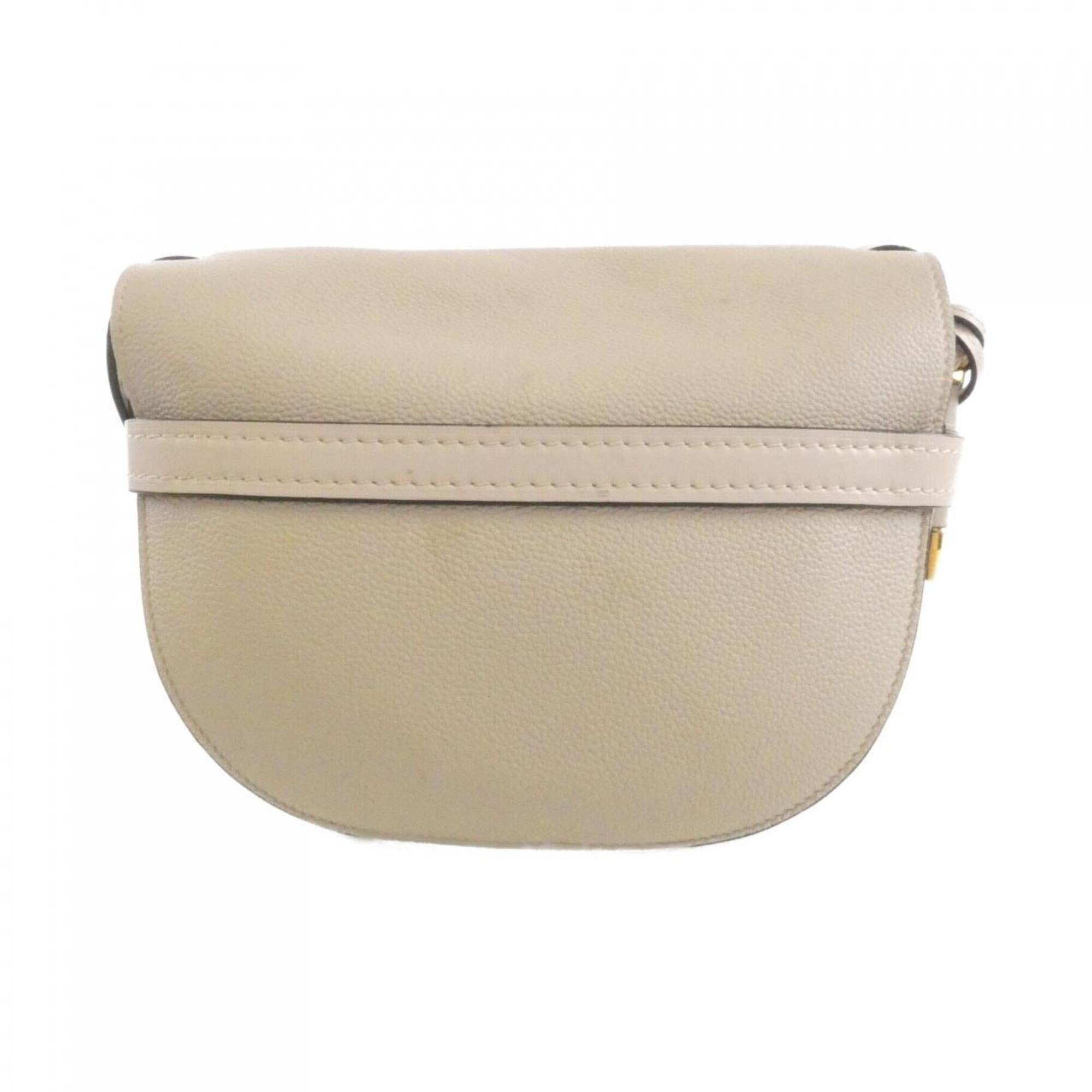 Loewe Beige Leather Shoulder Bag (Pre-Owned)