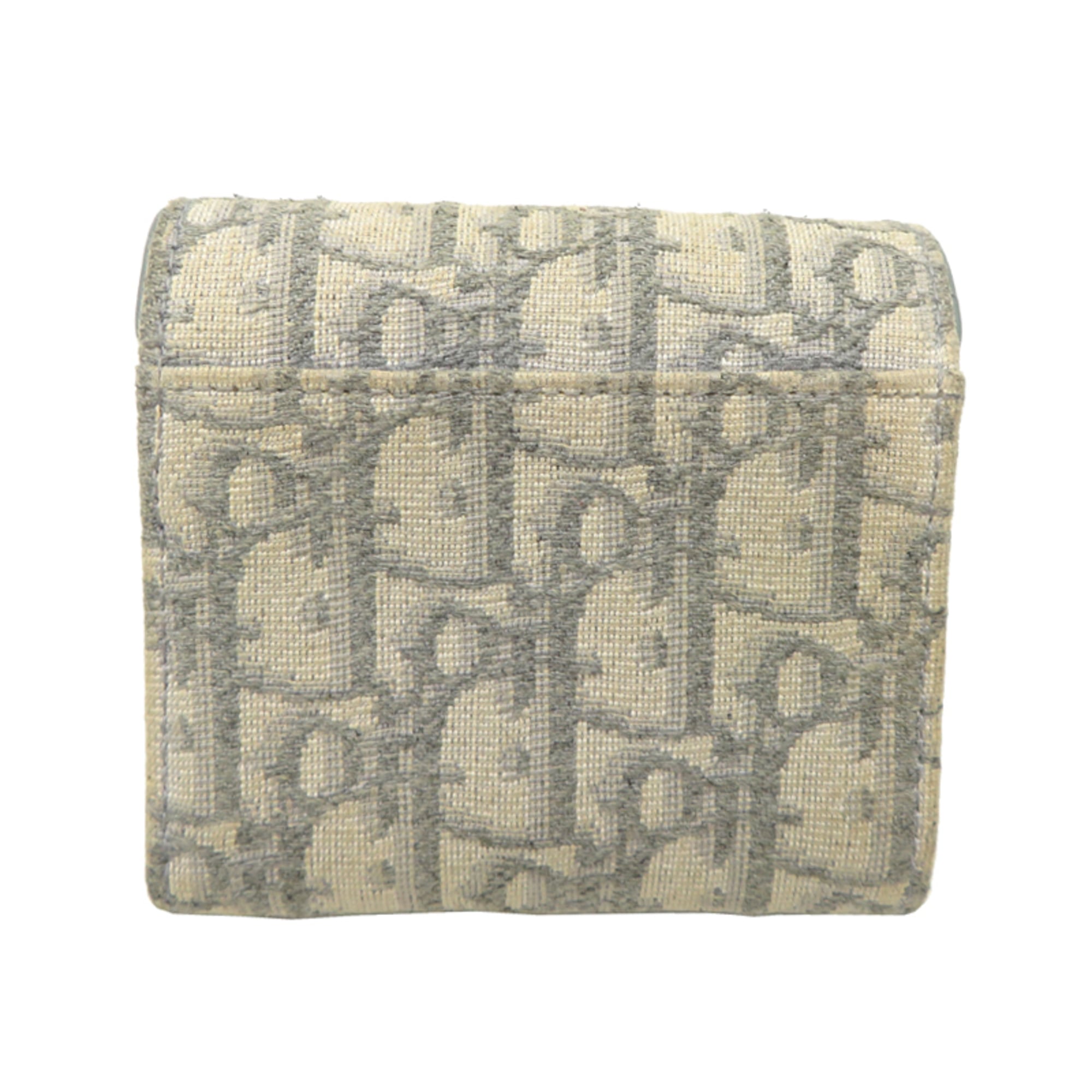 Christian Dior White Canvas Wallet (Tri-Fold) (Pre-Owned)