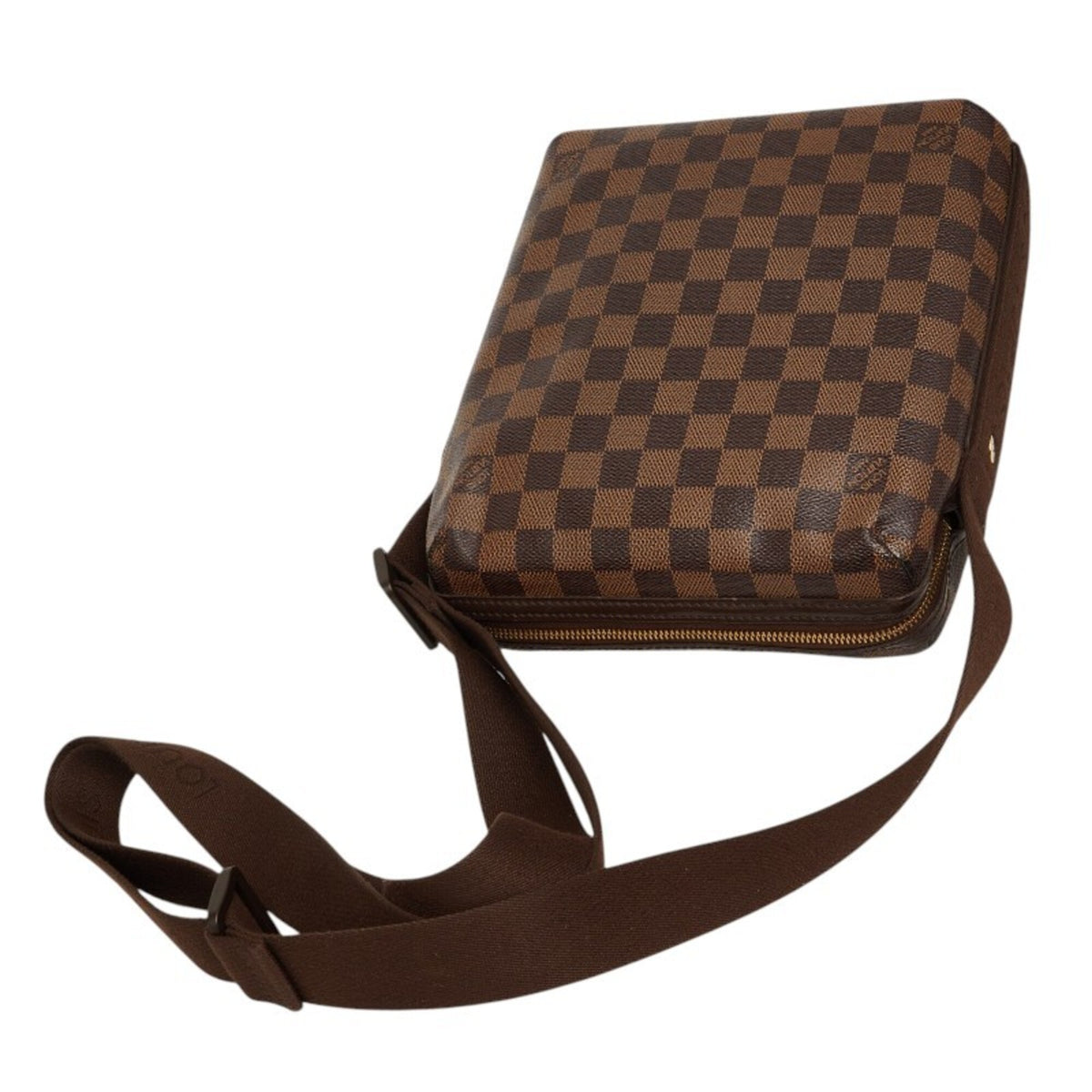 Louis Vuitton Brown Pvc Leather Shoulder Bag (Pre-Owned)