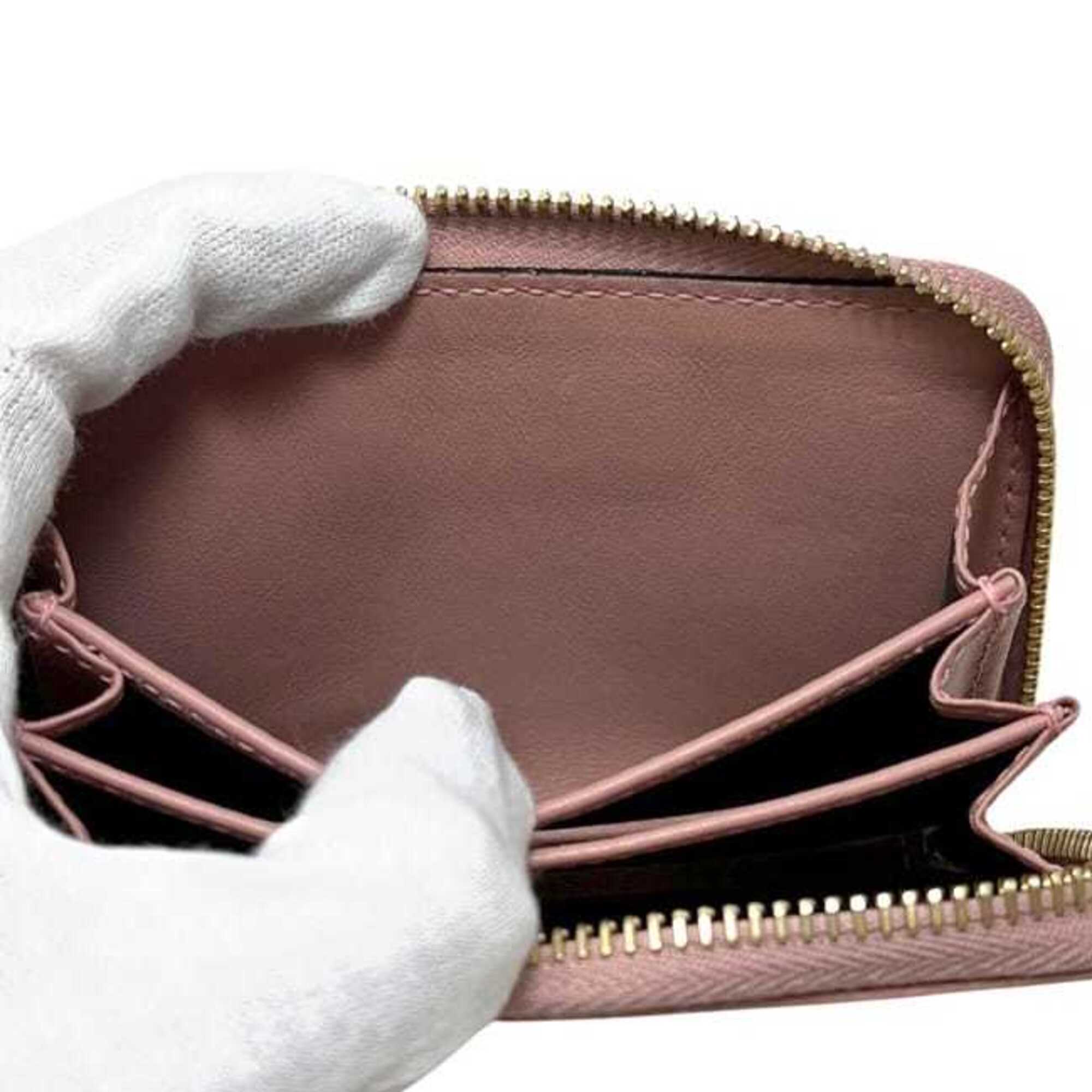 Gucci Microguccissima Pink Leather Coin Purse/Coin Case (Pre-Owned)