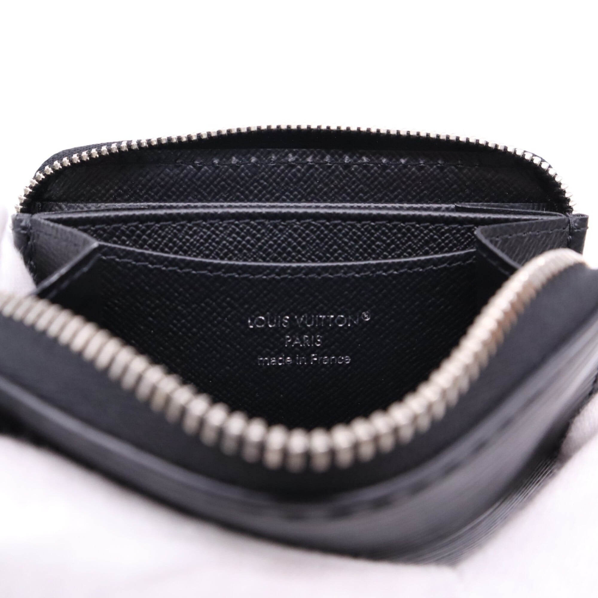 Louis Vuitton Epi Black Leather Coin Purse/Coin Case (Pre-Owned)