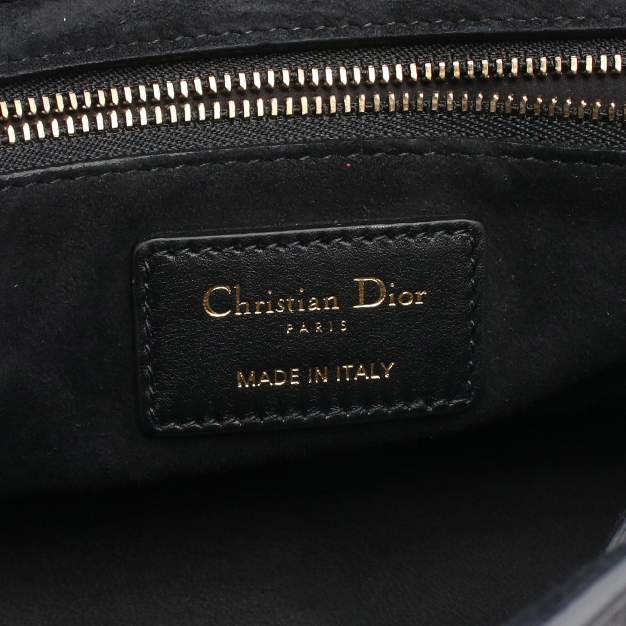 Christian Dior Black Leather Handbag (Pre-Owned)