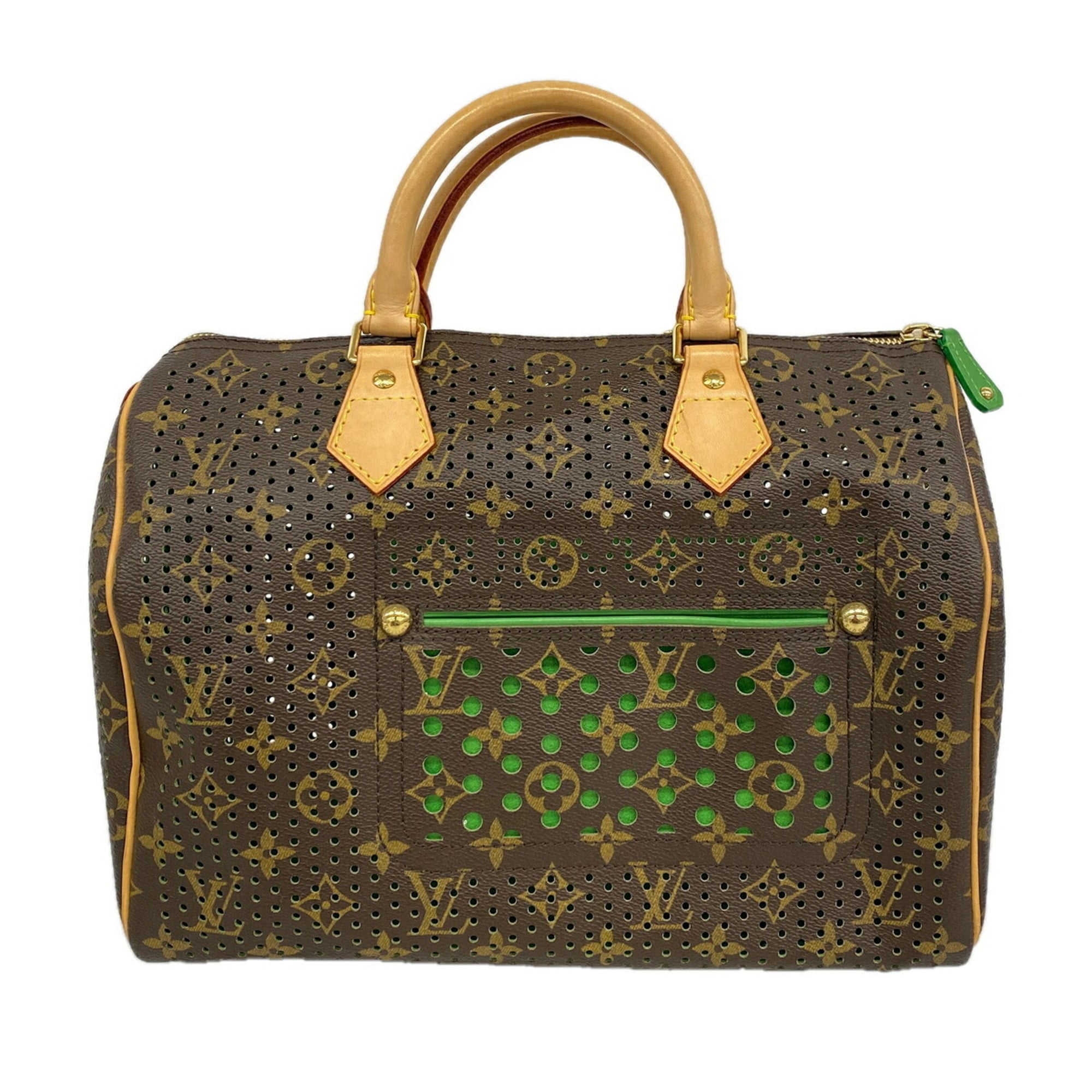 Louis Vuitton Brown Green Handbag (Pre-Owned)