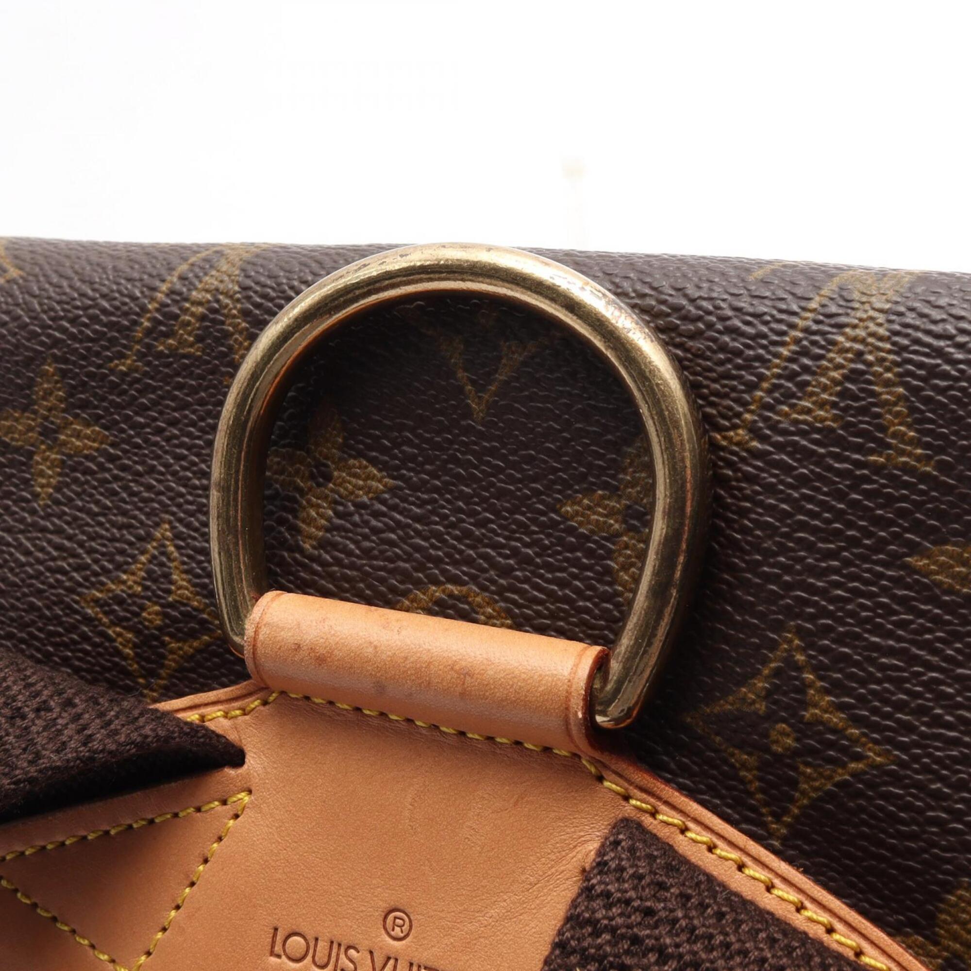 Louis Vuitton Brown Monogram Coated Canvas Backpack (Pre-Owned)