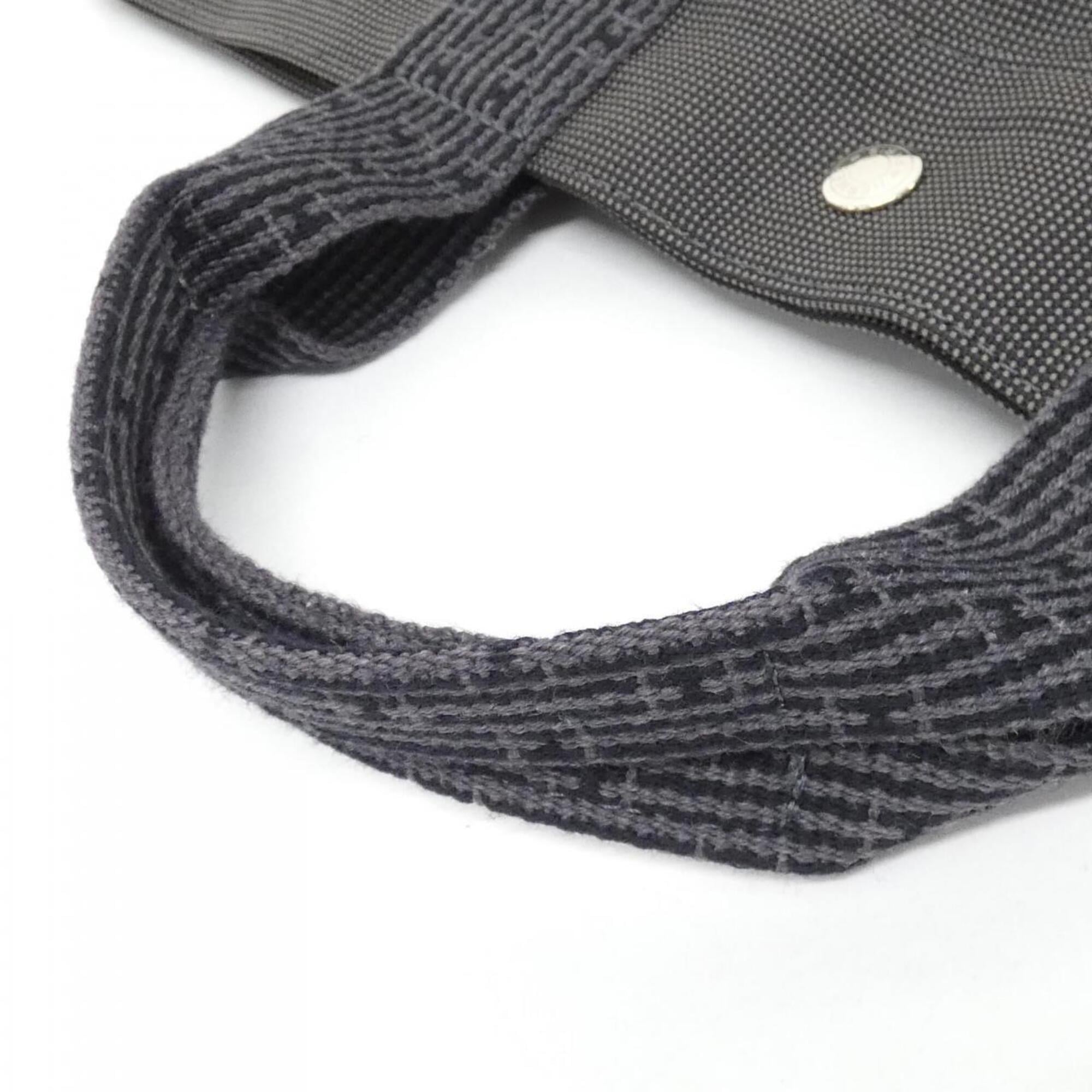 Hermes Black Canvas Handbag (Pre-Owned)