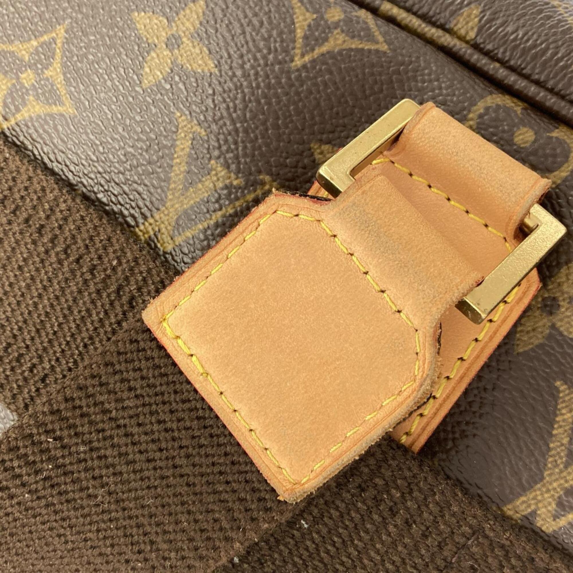 Louis Vuitton Marron Coated Canvas Handbag (Pre-Owned)