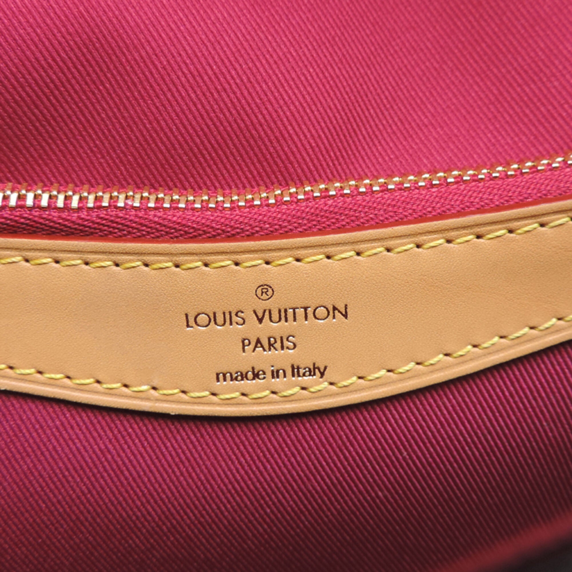 Louis Vuitton Brown Fuchsia Pink Monogram Shoulder Bag (Pre-Owned)