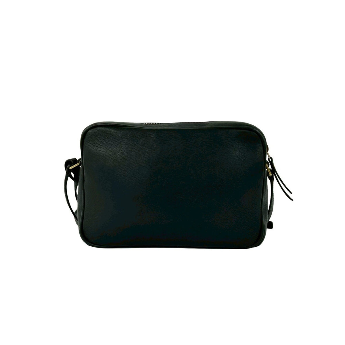 Saint Laurent Black Leather Pochette Shoulder Bag (Pre-Owned)