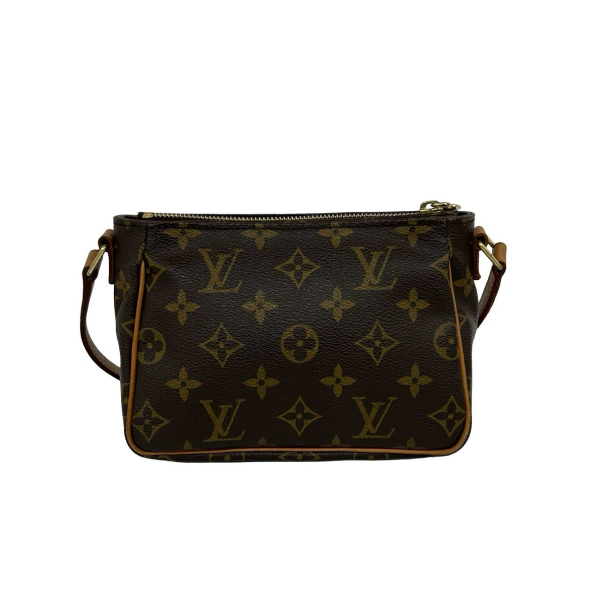 Louis Vuitton Brown Leather Pvc Pochette Shoulder Bag (Pre-Owned)