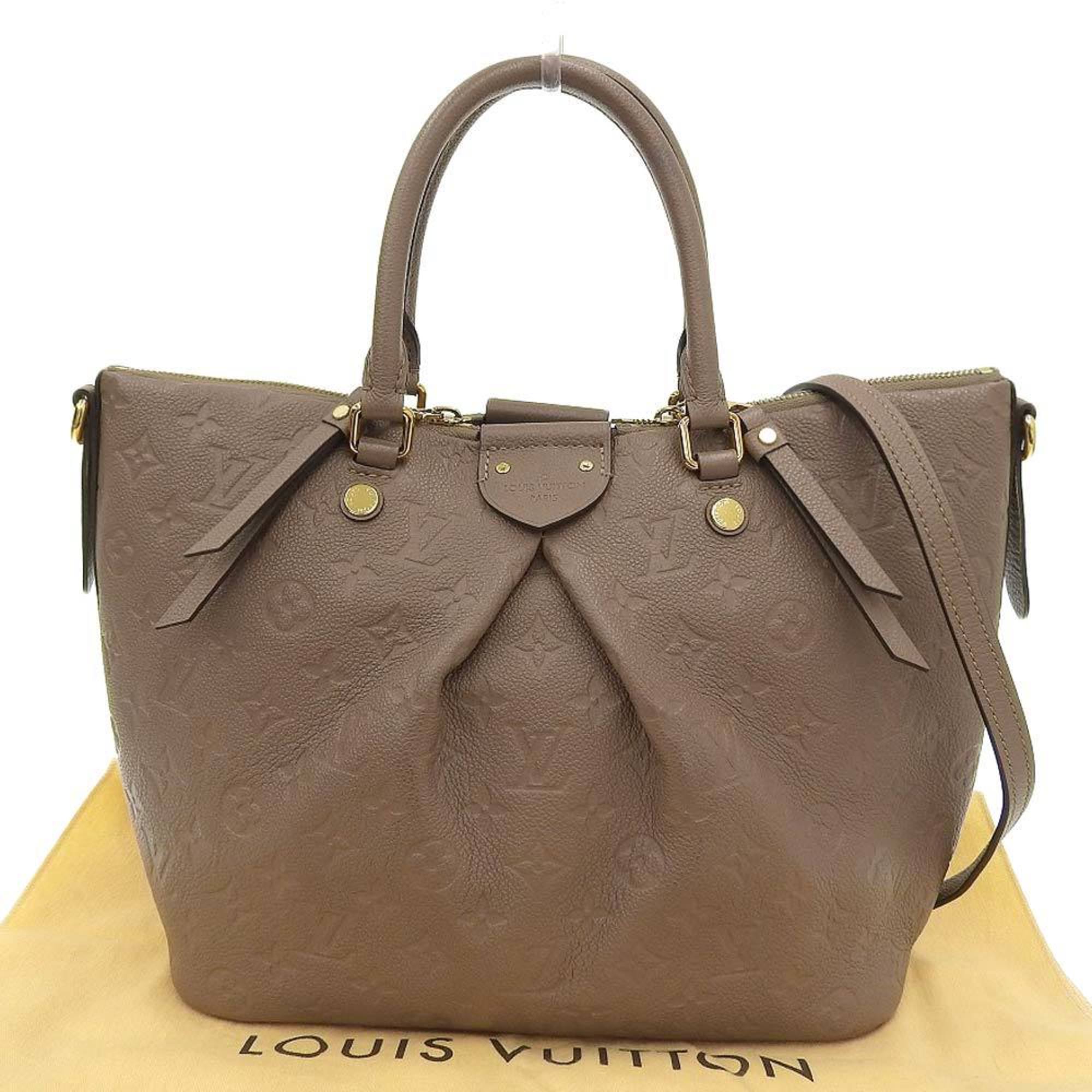 Louis Vuitton Monogram Empreinte Taupe Monogram Empreinte Handbag (Pre-Owned)