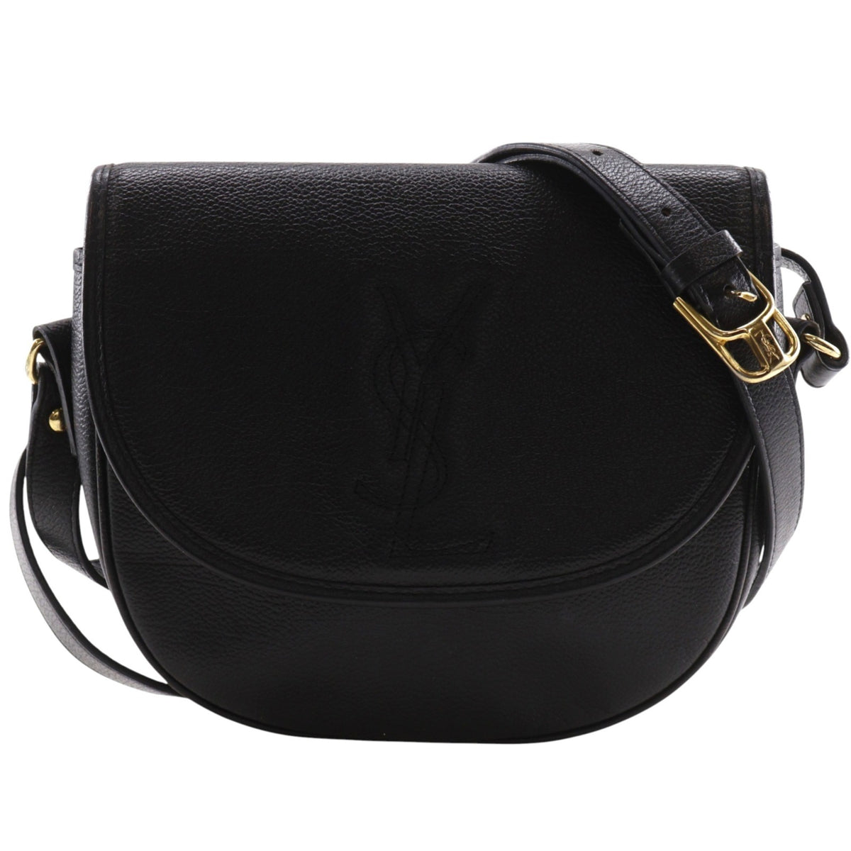 Yves Saint Laurent Black Leather Shoulder Bag (Pre-Owned)